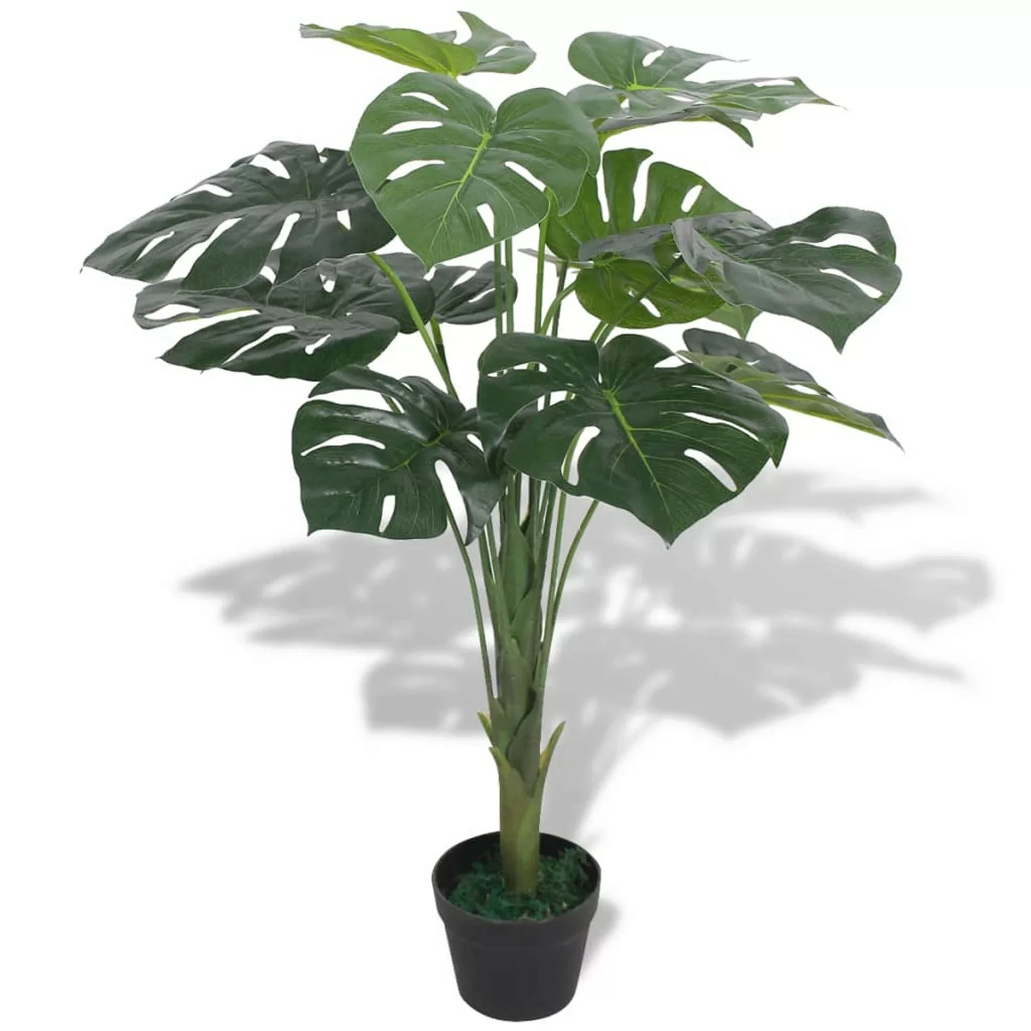 furnicato Künstliche Monstera Fensterblatt mit Topf 70 cm Grün günstig online kaufen