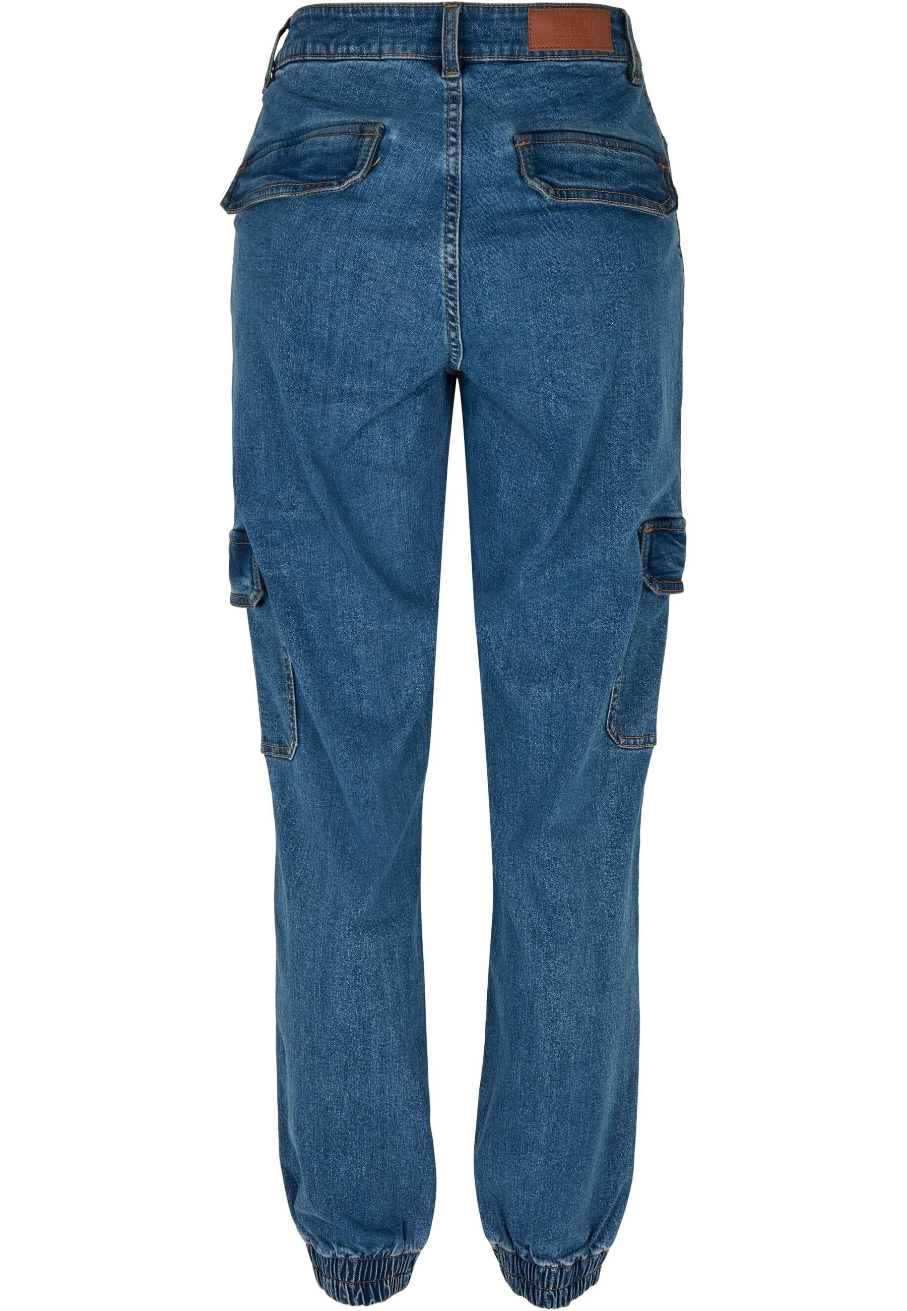 URBAN CLASSICS Stoffhose "Urban Classics Damen Ladies Organic Stretch Denim günstig online kaufen