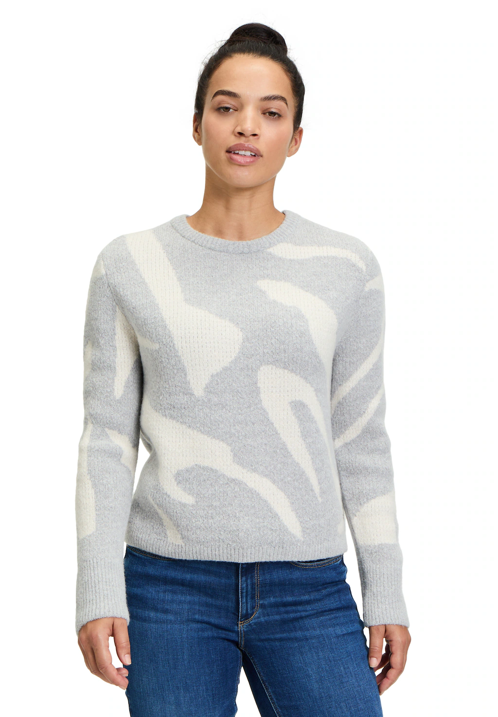 Betty&Co Strickpullover "Betty & Co Strickpullover mit Jacquard", Jacquard günstig online kaufen