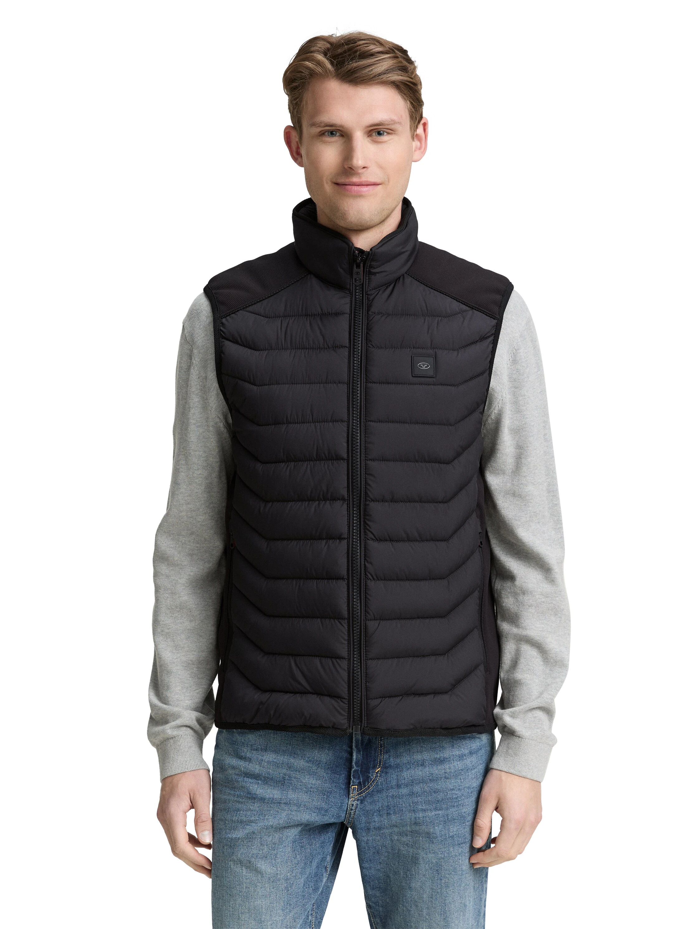 TOM TAILOR Steppweste, mit Logo Stickerei günstig online kaufen