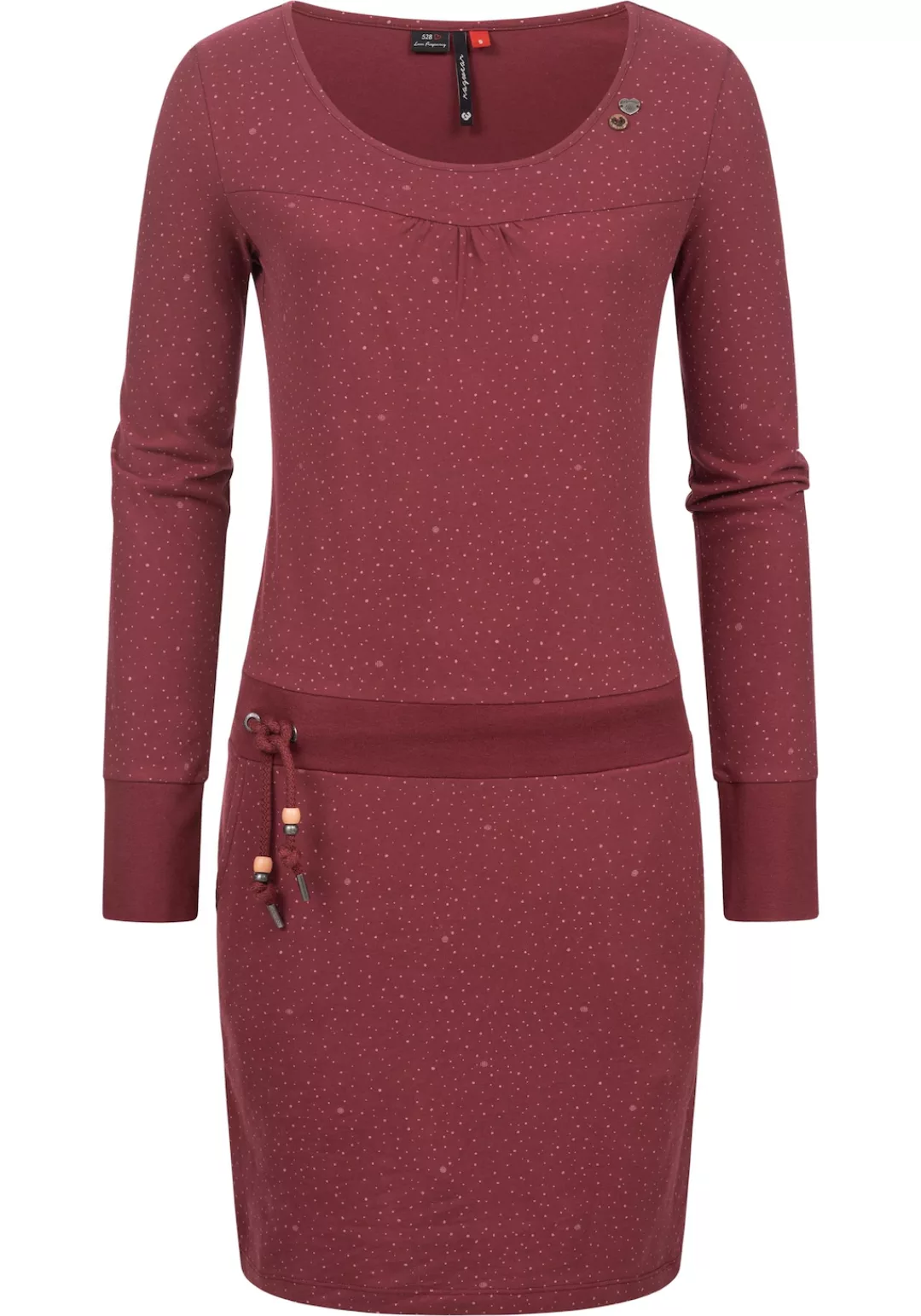 Ragwear Druckkleid "Penelope Print Intl.", Langärmliges Baumwoll Kleid mit günstig online kaufen