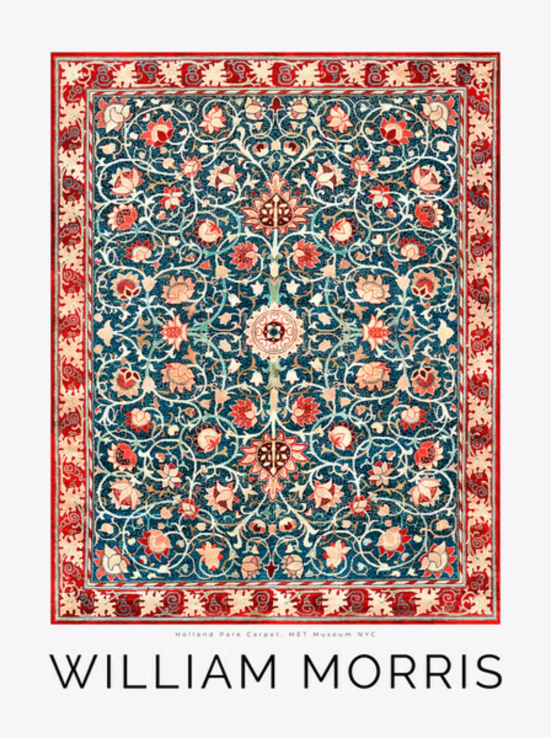 Poster / Leinwandbild - Carpet Pattern Von William Morris günstig online kaufen