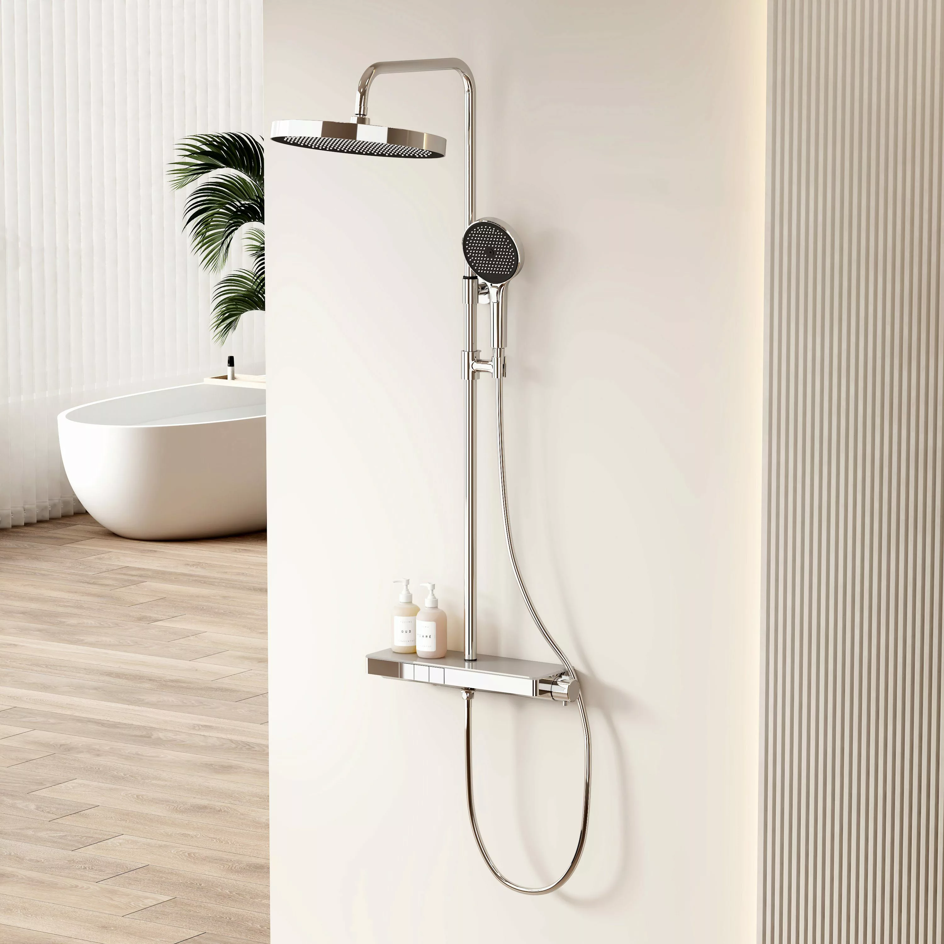 EMKE Duschsystem 38℃ Thermostat Duschset mit günstig online kaufen