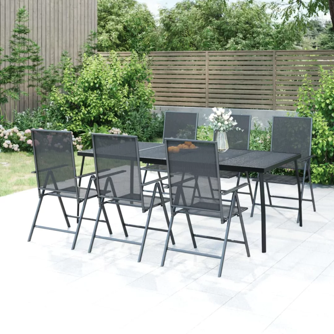 Vidaxl Gartentisch Anthrazit 200x100x72 Cm Stahlgitter günstig online kaufen