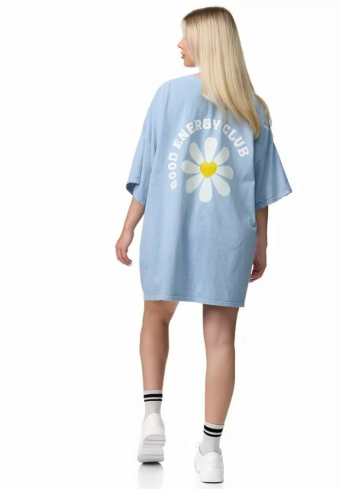 Worldclassca T-Shirt Worldclassca Oversized Print ENERGY T-Shirt lang Tee S günstig online kaufen