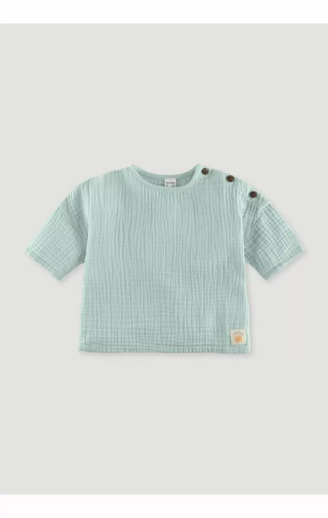 Hessnatur T-Shirt Musselin aus reiner Bio-Baumwolle (1-tlg) günstig online kaufen