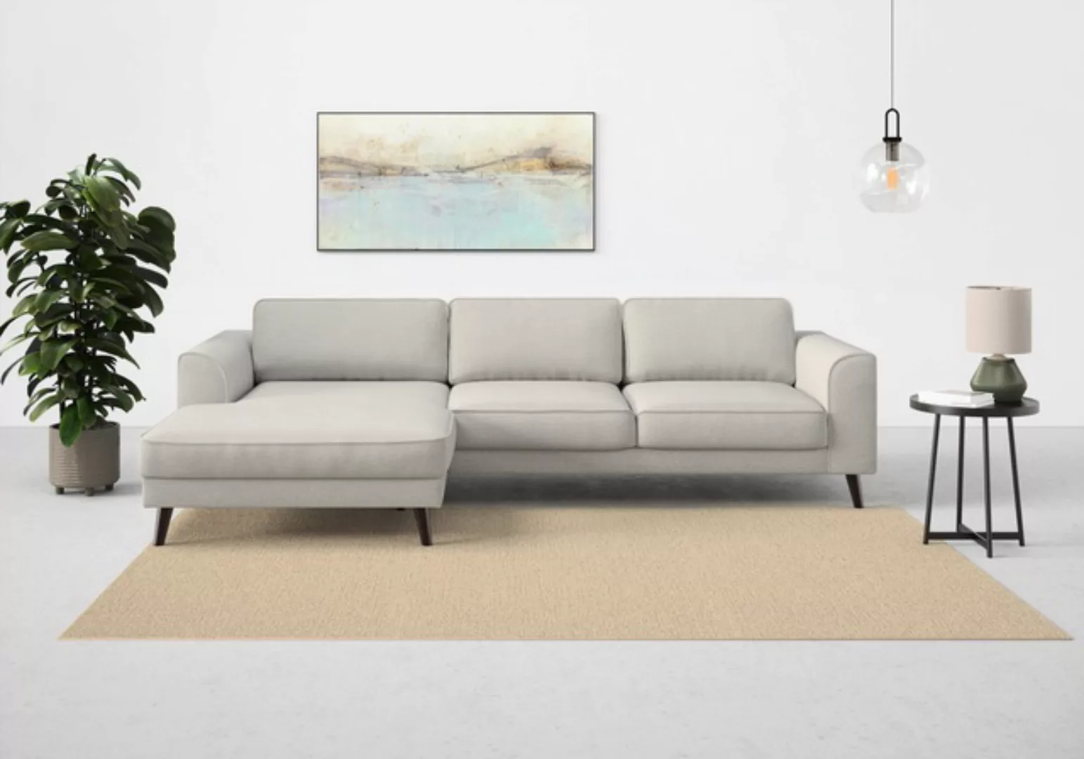 TRENDMANUFAKTUR Ecksofa "Lumber Jack, elegantes Designsofa, zeitlos modern, günstig online kaufen