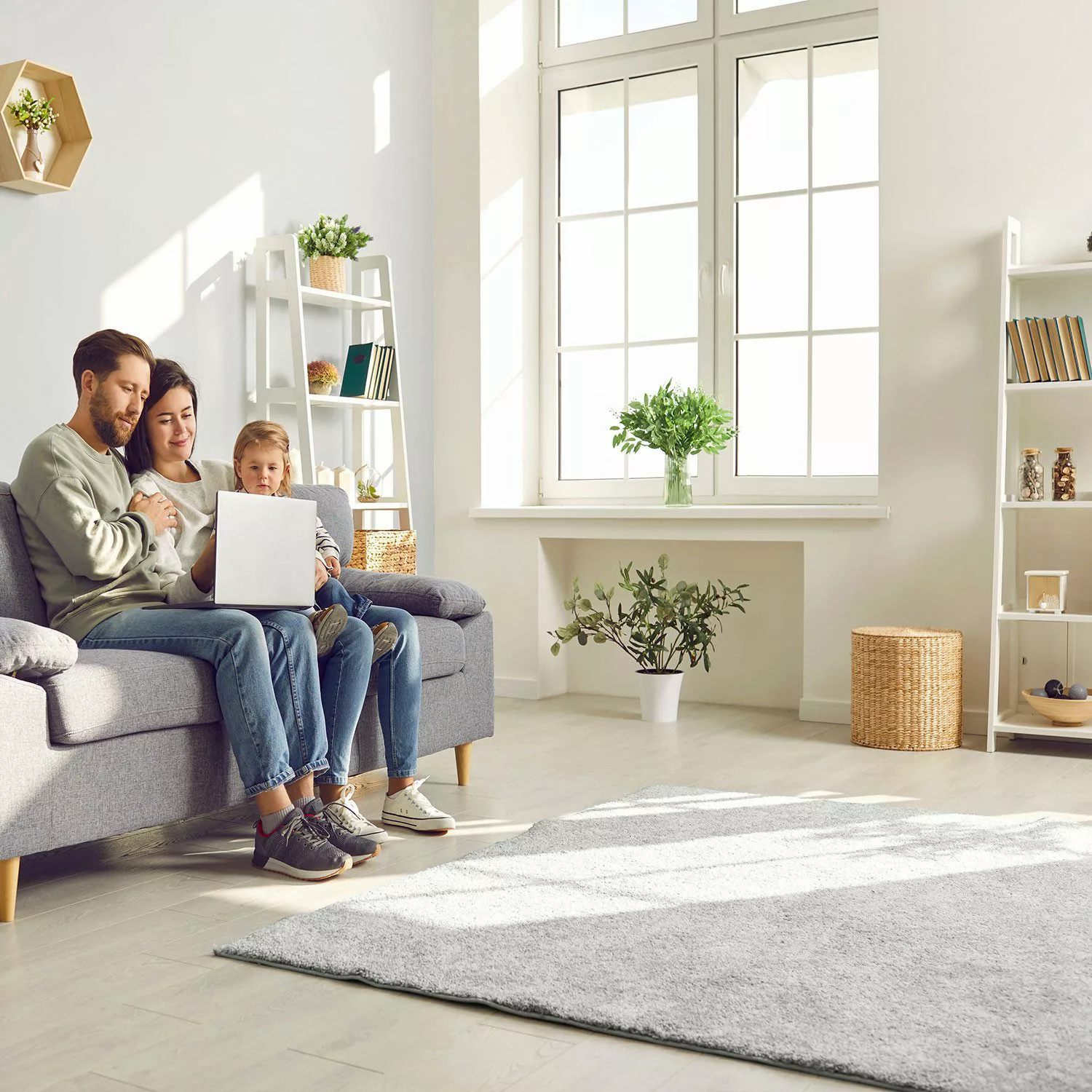 Vimoda Teppich Teppich Wohnzimmer Kurzflor, Rechteckig, günstig online kaufen
