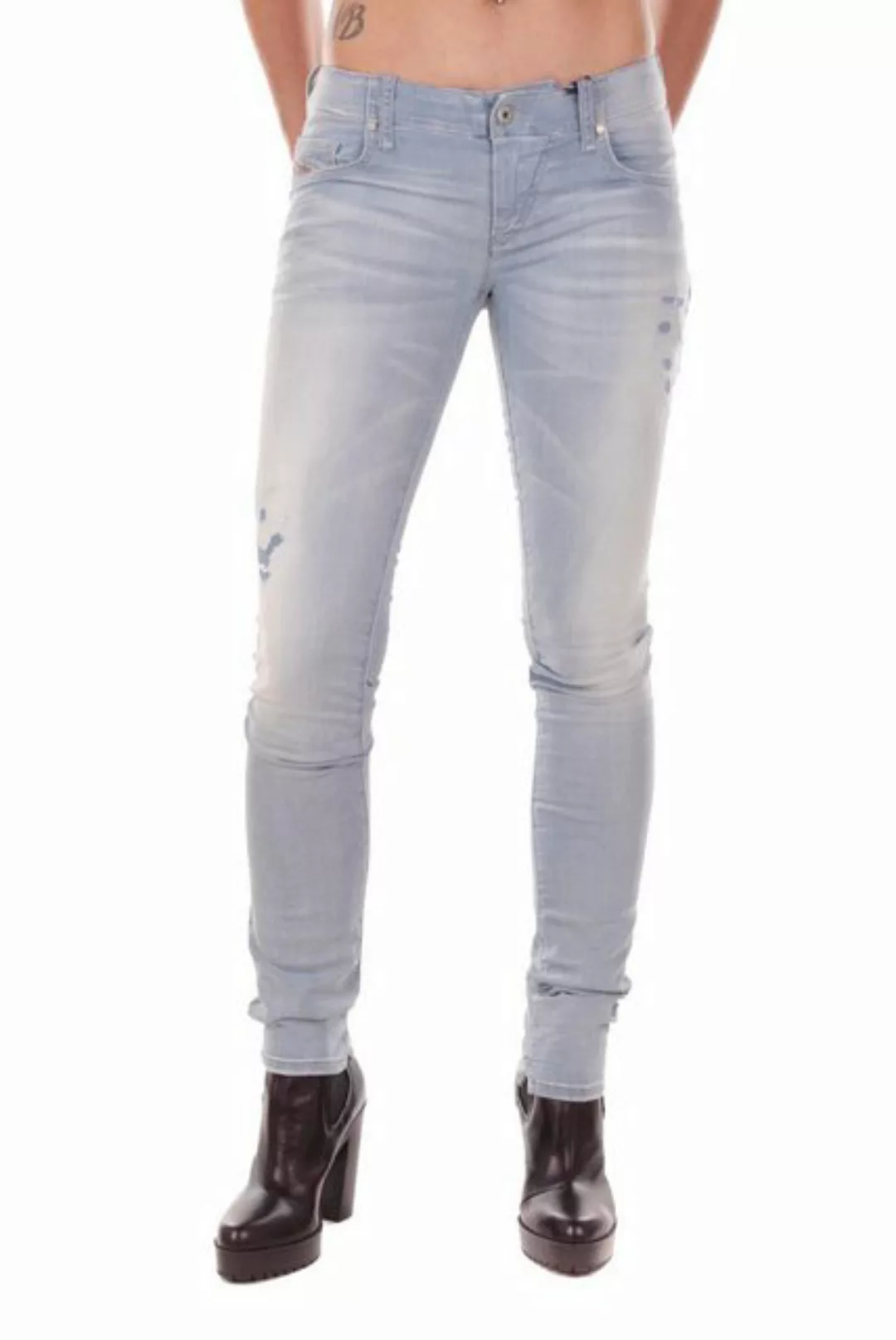 Diesel Skinny-fit-Jeans Diesel Grupee-NE 0664V Joggjeans Damen Jeans Hose günstig online kaufen