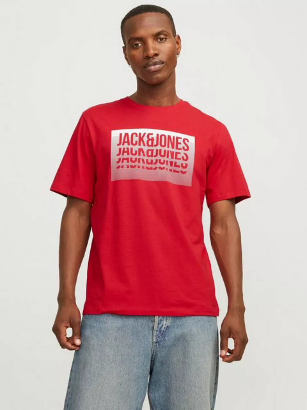 Jack & Jones T-Shirt JJFLINT TEE SS CREW NECK günstig online kaufen