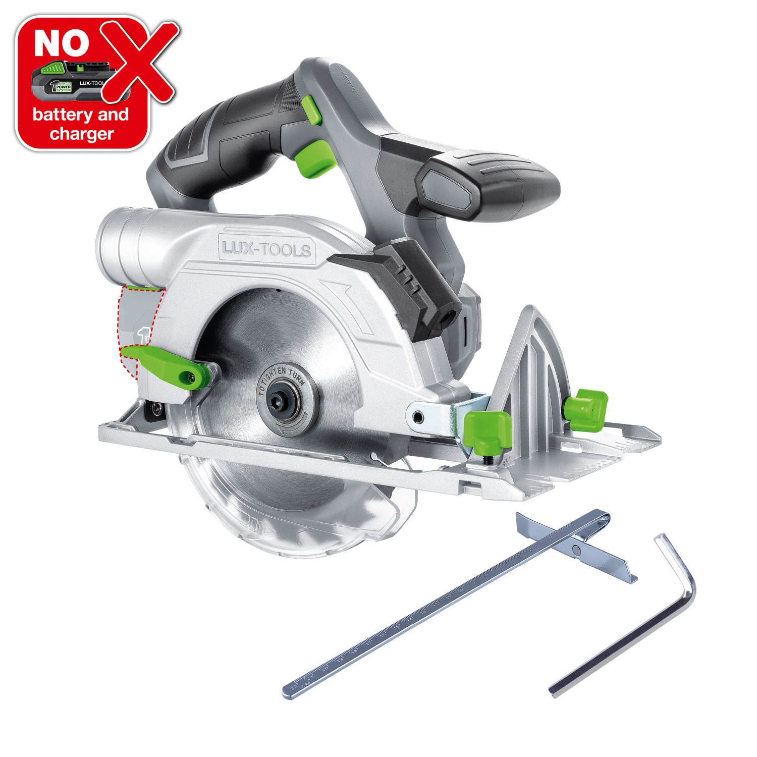 LUX-TOOLS Akku-Handkreissäge 1 PowerSystem A-KS-20/150 günstig online kaufen