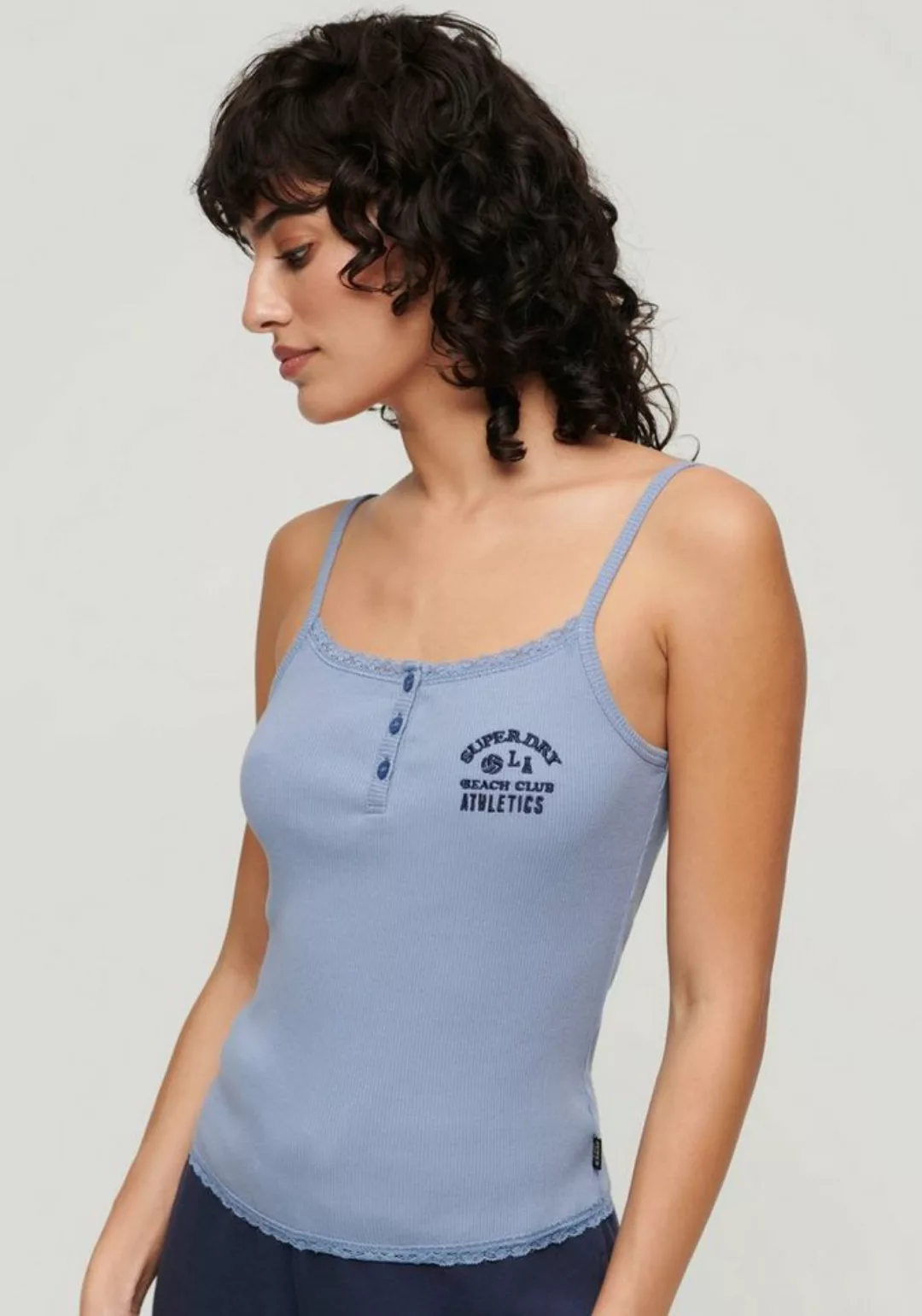 Superdry Spaghettitop ESSENTIAL BUTTON DOWN CAMI günstig online kaufen