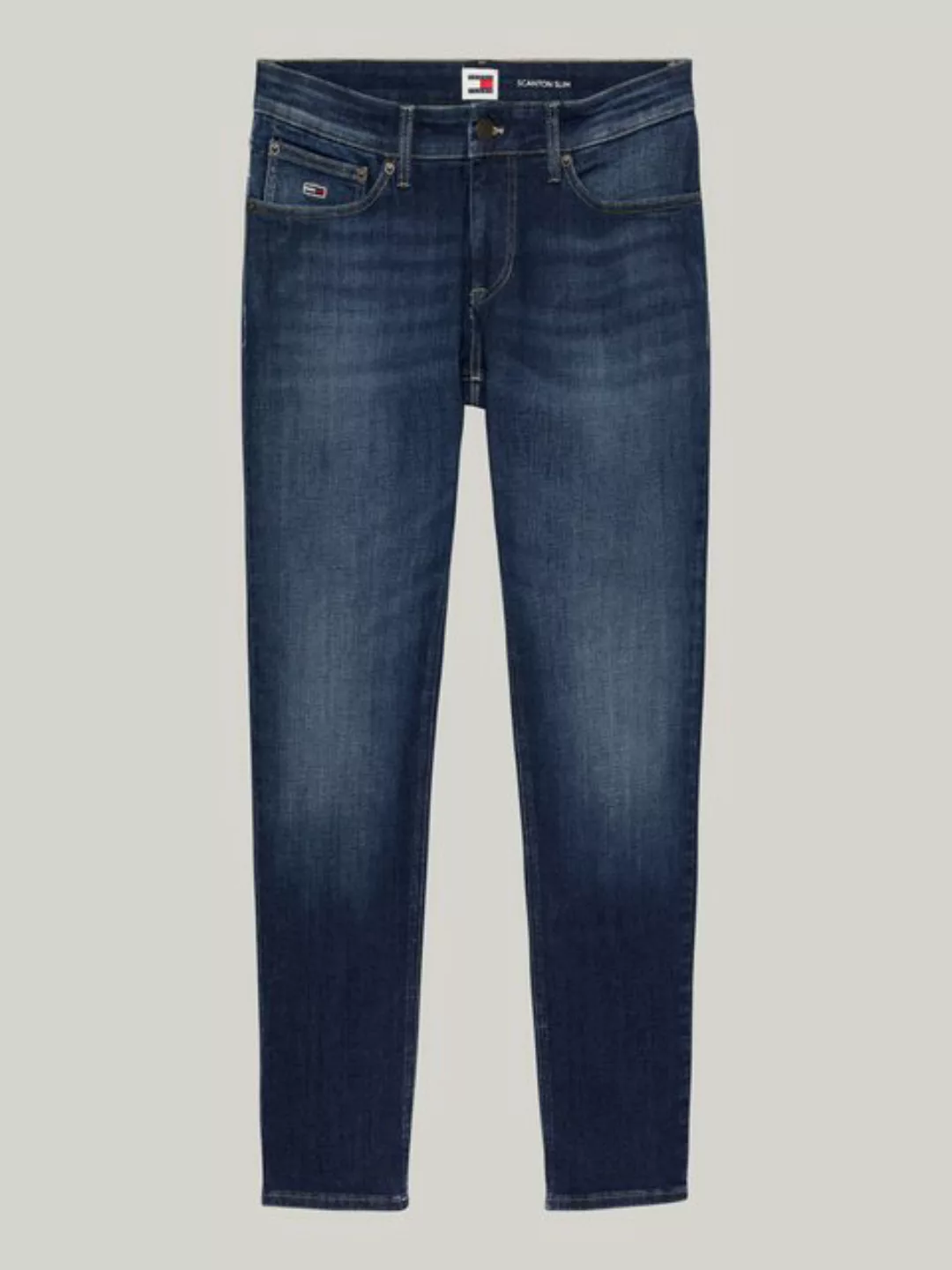 Tommy Jeans Plus Slim-fit-Jeans SCANTON PLUS mit Ledermarkenlabel günstig online kaufen