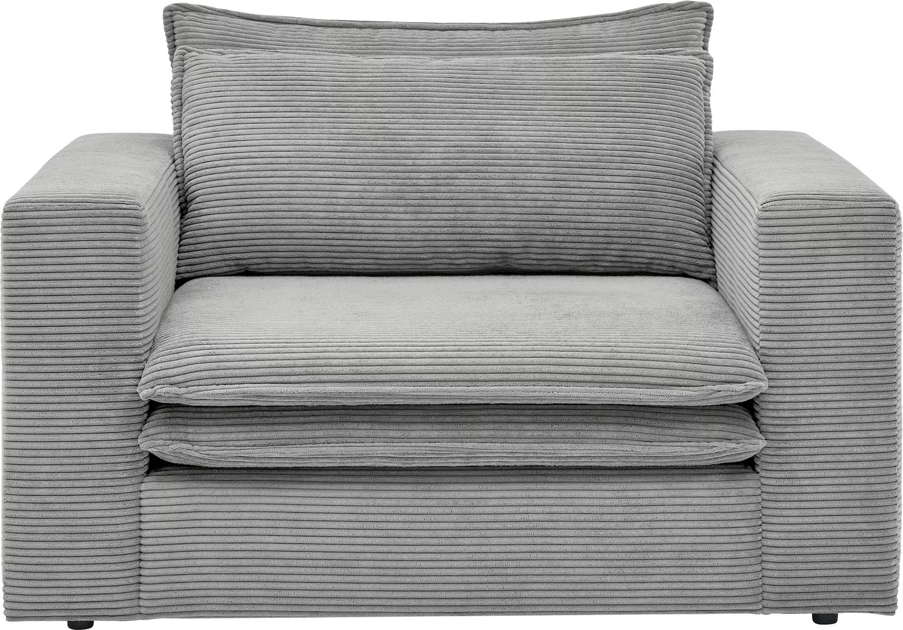 Places of Style Loveseat »PIAGGE«, Hochwertiger Cord, trendiger Loveseat günstig online kaufen