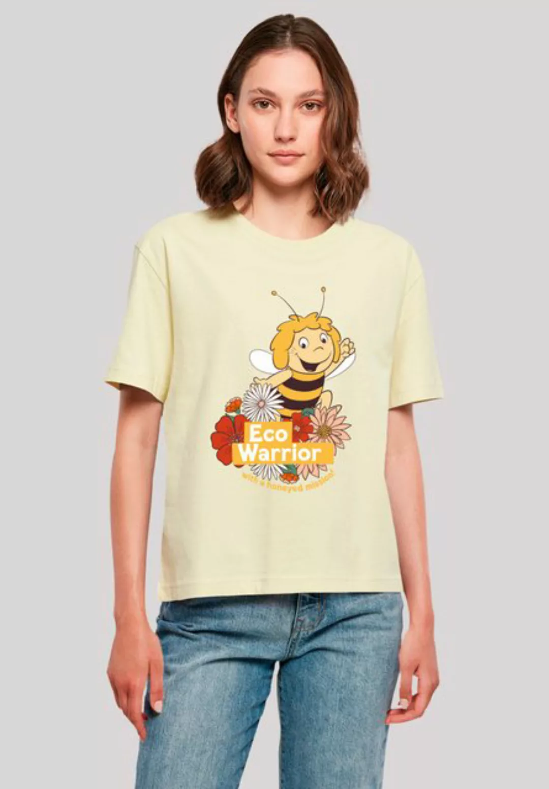 F4NT4STIC T-Shirt Die Biene Maja Eco Warrior Heroes of Childhood Nostalgie, günstig online kaufen