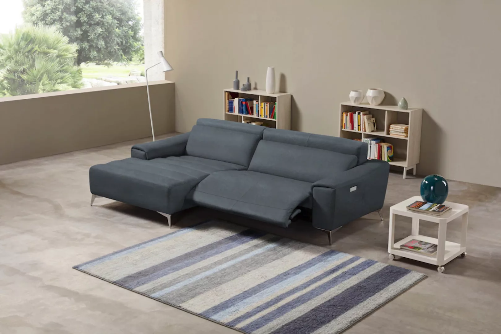 Egoitaliano Ecksofa »Suzette, Designsofa mit hohem Sitzkomfort«, mit Recami günstig online kaufen