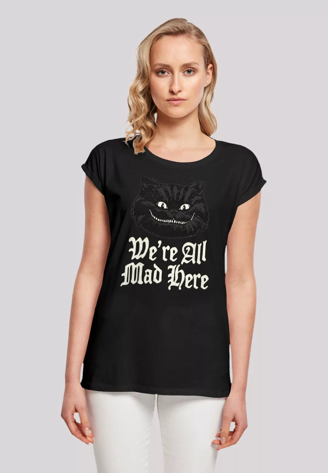 F4NT4STIC T-Shirt "Disney Alice im Wunderland Mad Glow" günstig online kaufen