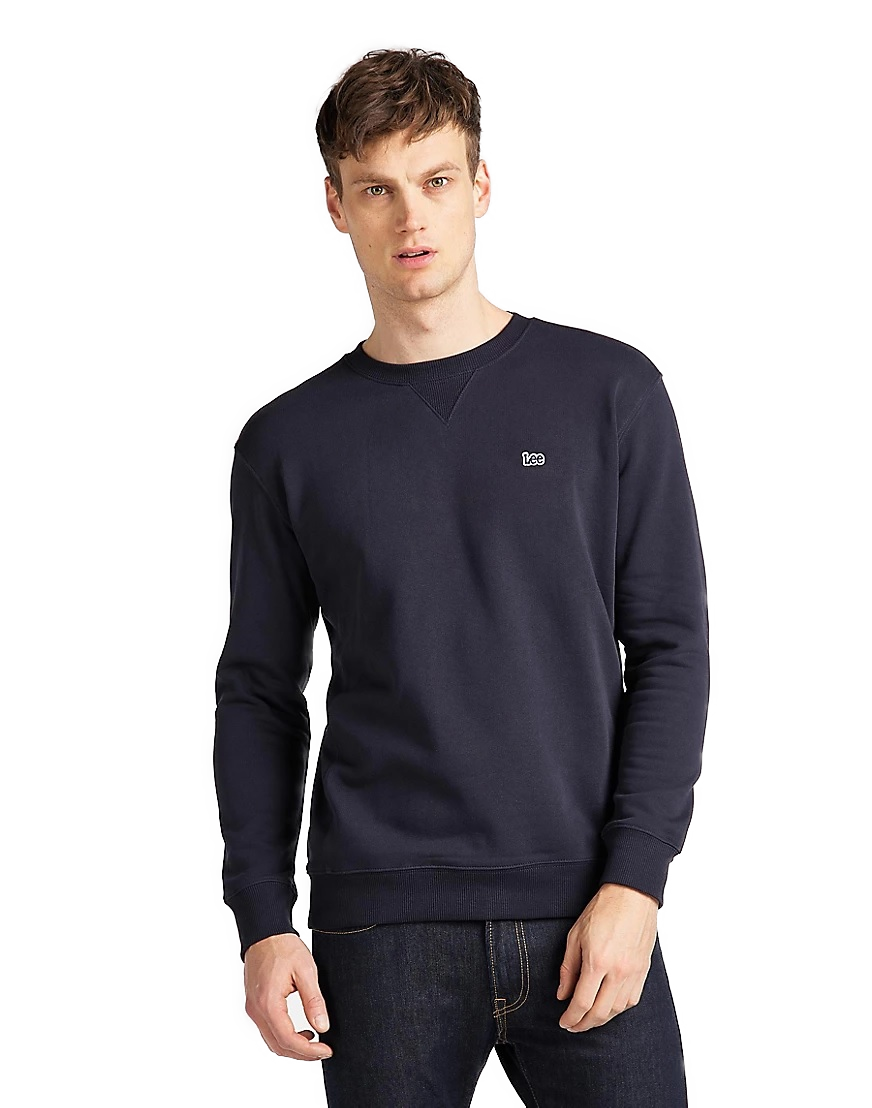 Lee Herren Rundhals Sweatshirt Plain Crew günstig online kaufen