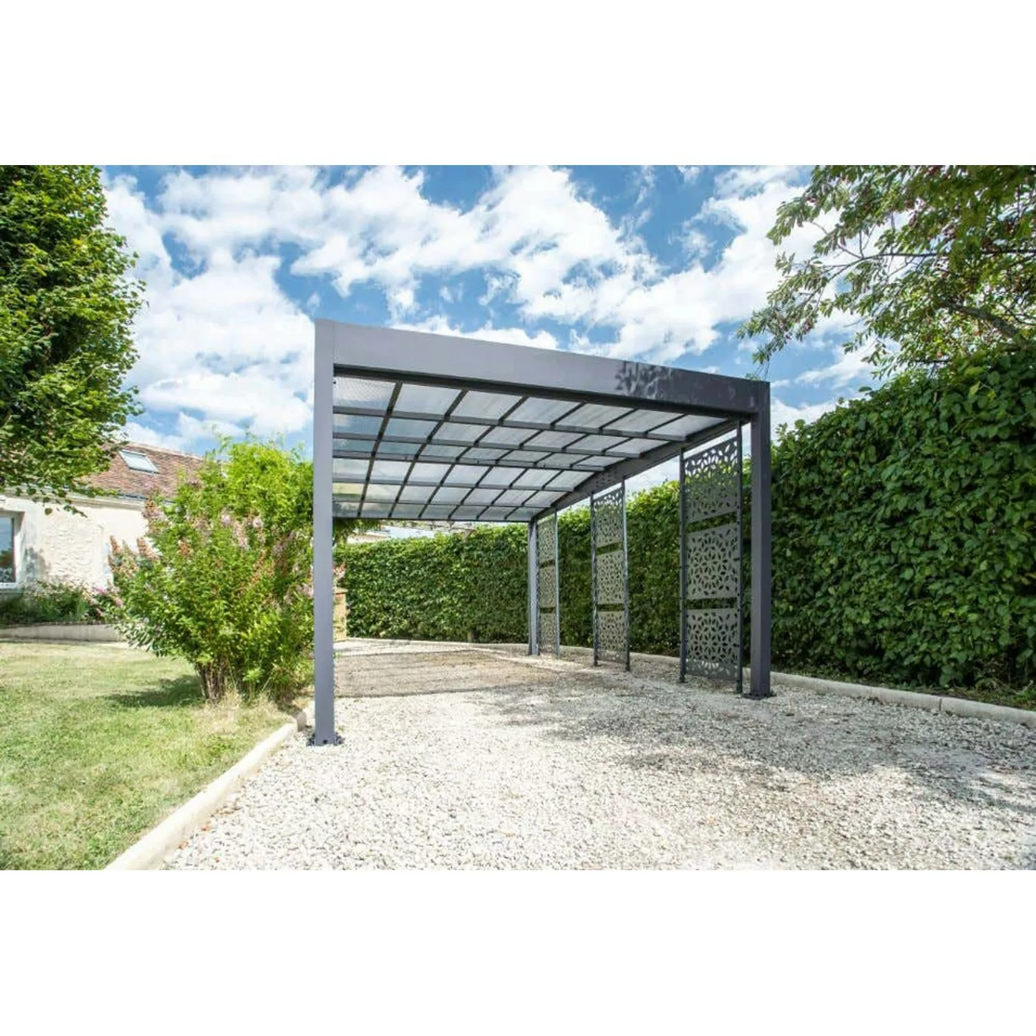 Terrando Einzelcarport Carport Libeccio Anthrazit 2.340 cm günstig online kaufen