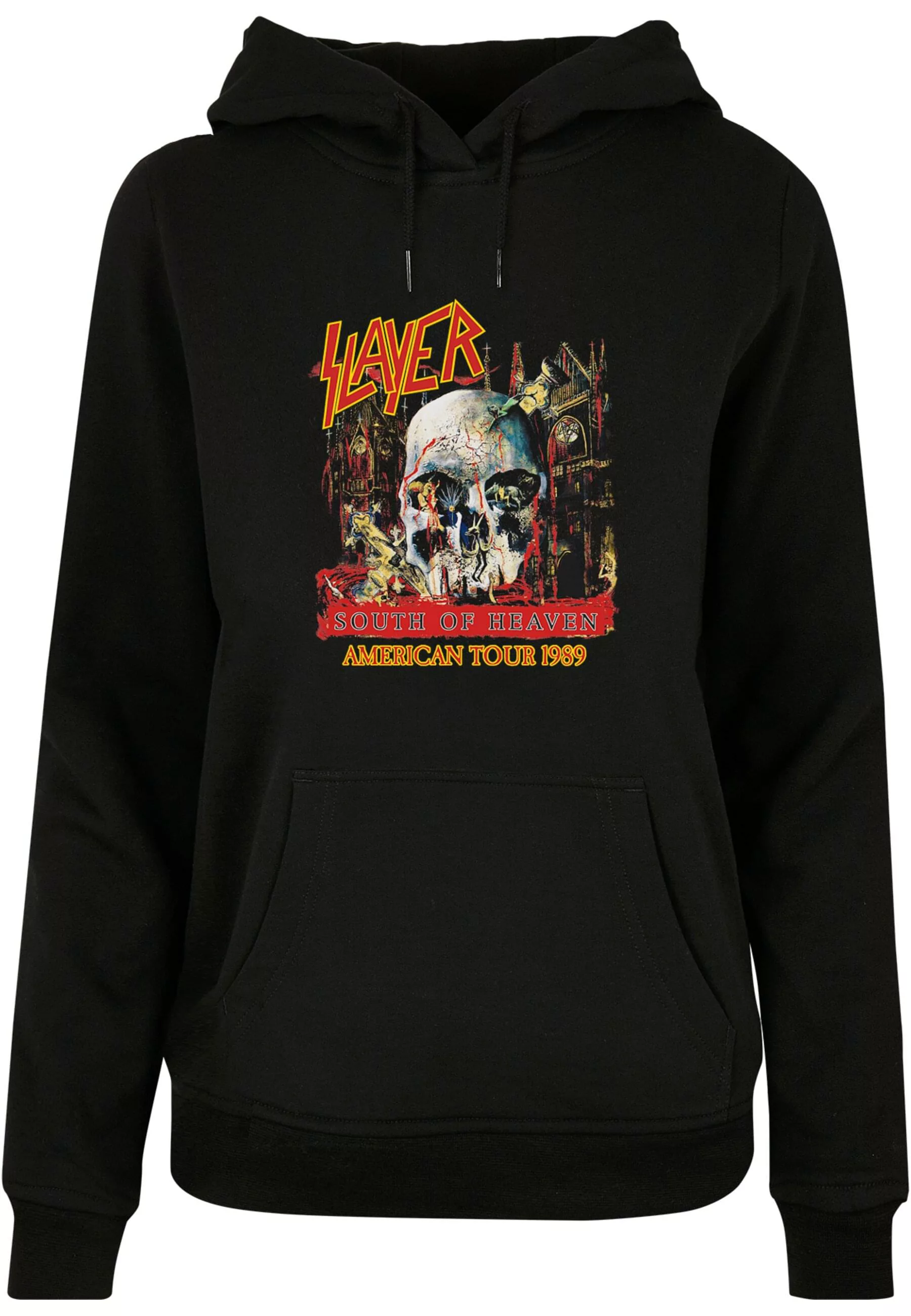 Merchcode Kapuzenpullover Merchcode Damen Ladies Slayer - South of Heaven B günstig online kaufen