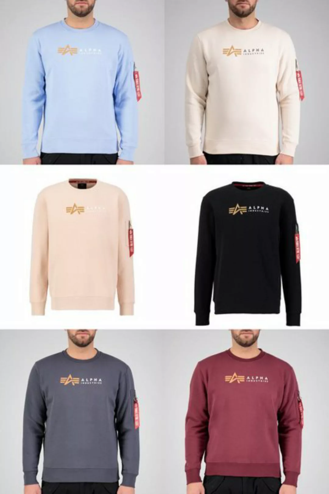 Alpha Industries Sweatshirt Alpha Label Sweater (1-tlg) günstig online kaufen
