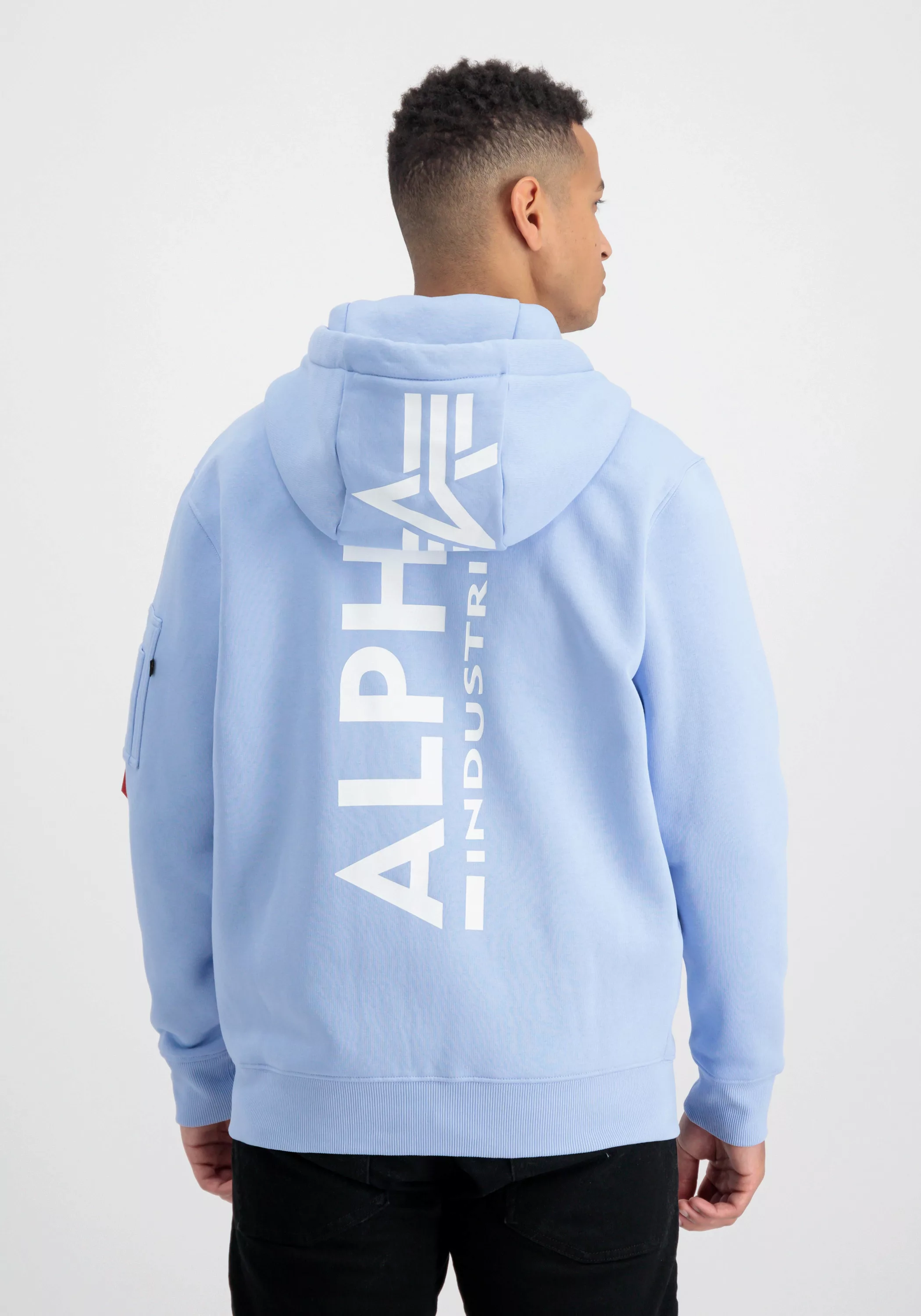 Alpha Industries Hoodie "Alpha Industries Men - Hoodies Back Print Zip Hood günstig online kaufen