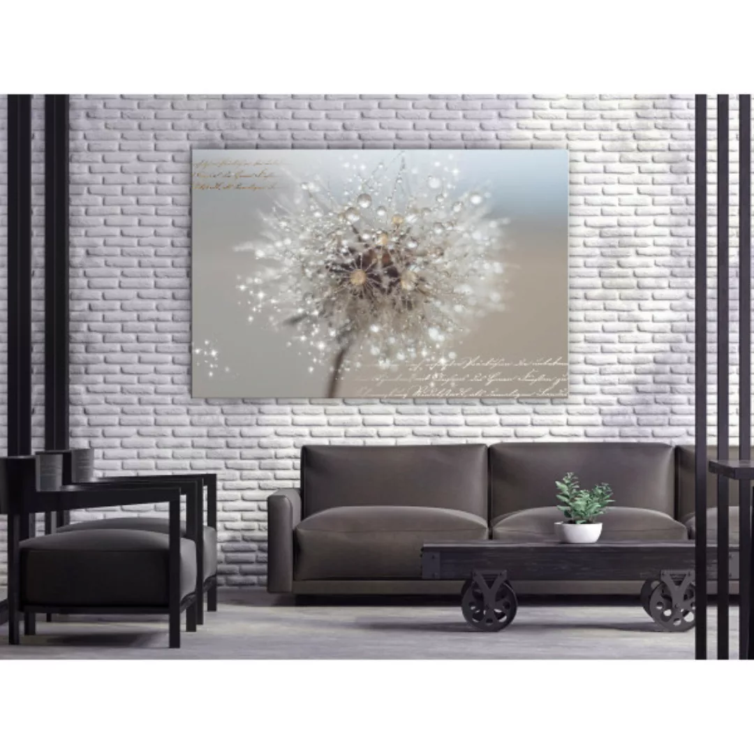 Wandbild Dandelion in Sepia (1 Part) Wide XXL günstig online kaufen