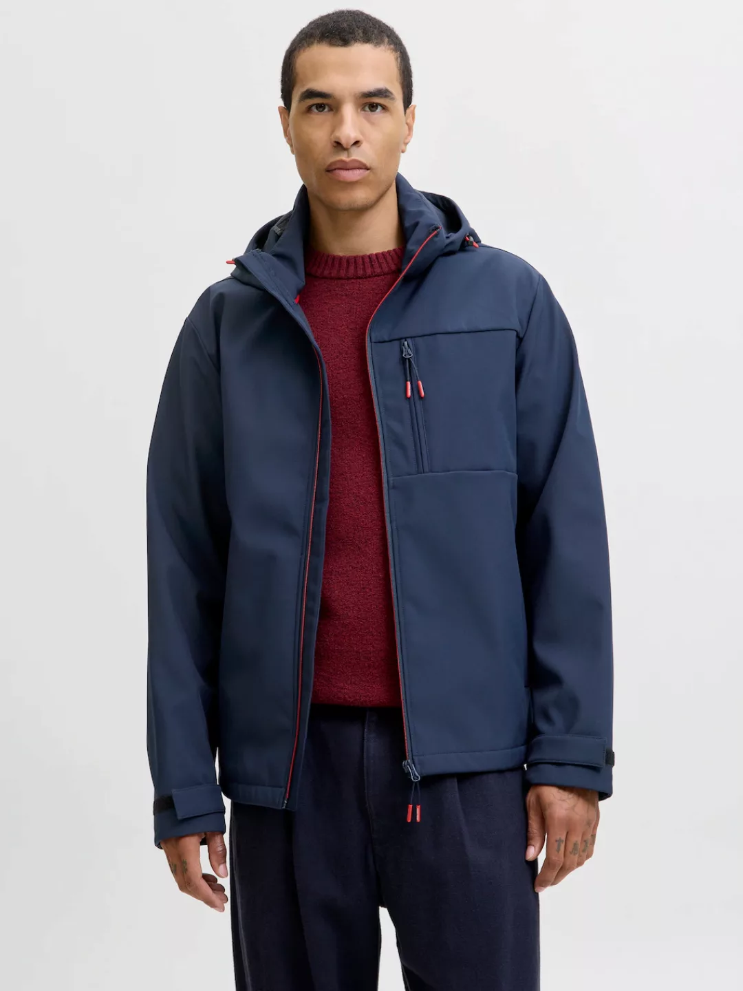Jack & Jones Softshelljacke "JJTHATCHER SOFTSHELL HOOD", mit Kapuze günstig online kaufen