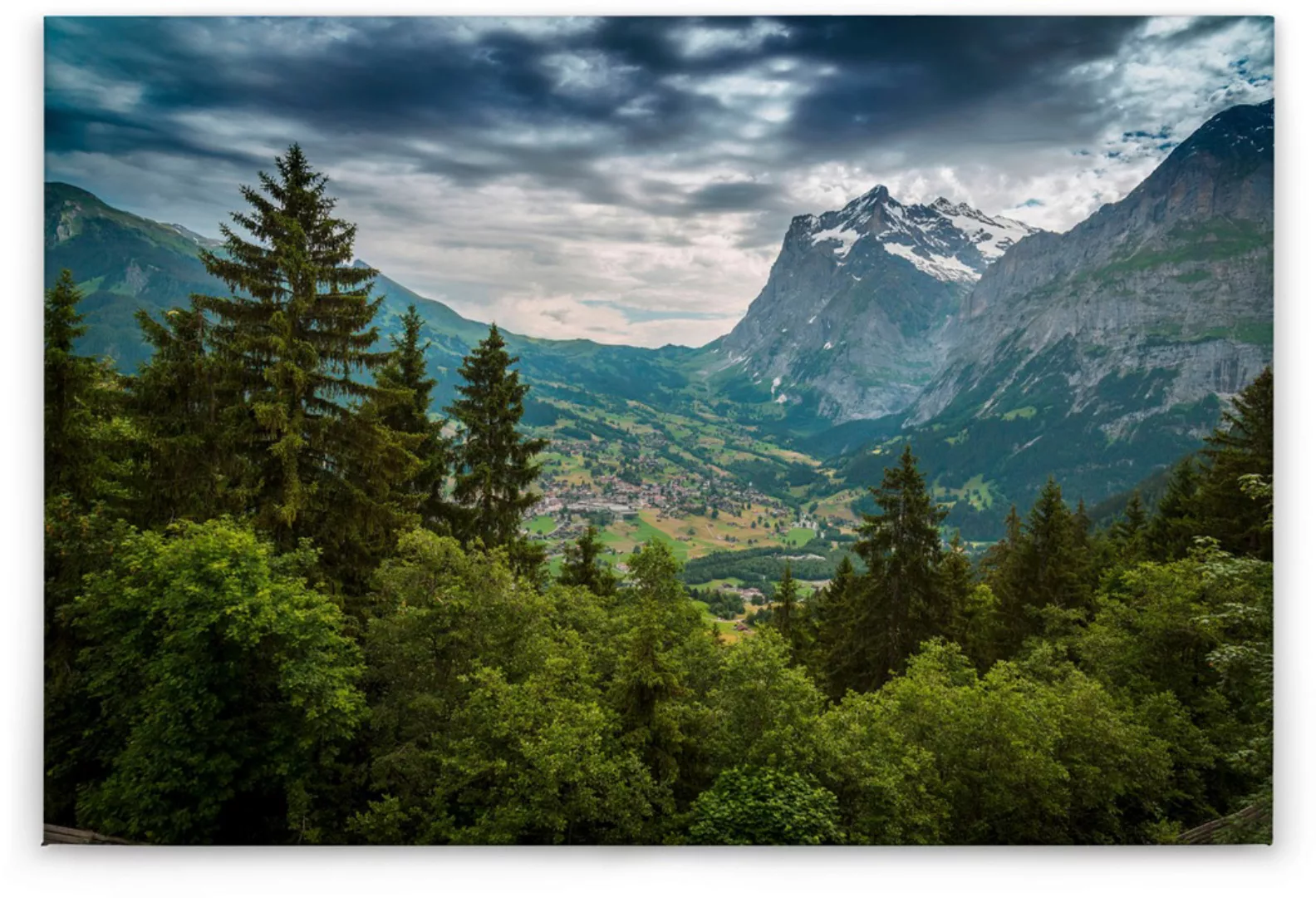 A.S. Création Leinwandbild "Mountain Views", Kunst-Landschaft-Kinder, (1 St günstig online kaufen