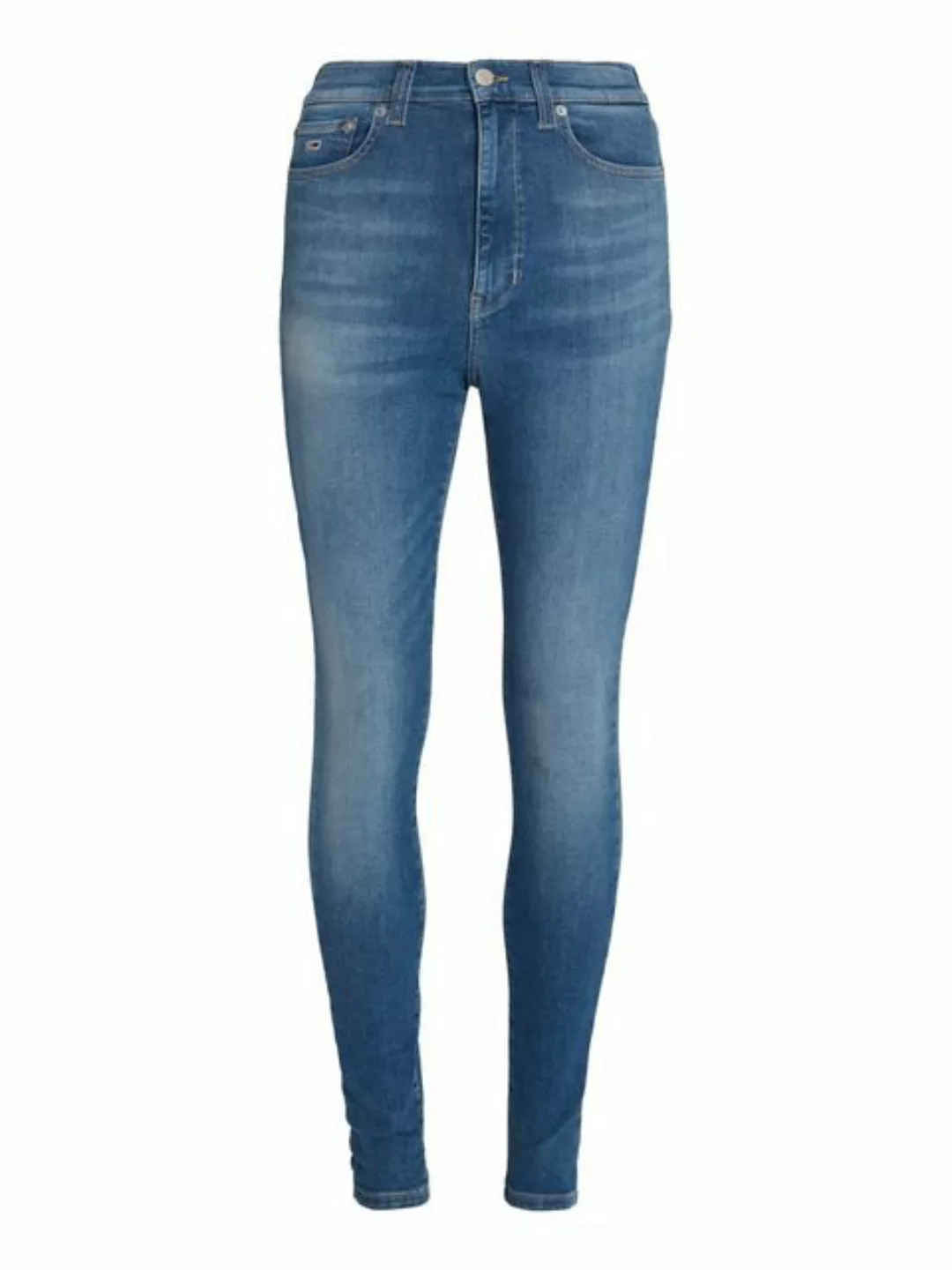 Tommy Jeans Bequeme Jeans Sylvia Skinny Slim Jeans Hohe Leibhöhe mit Lederm günstig online kaufen