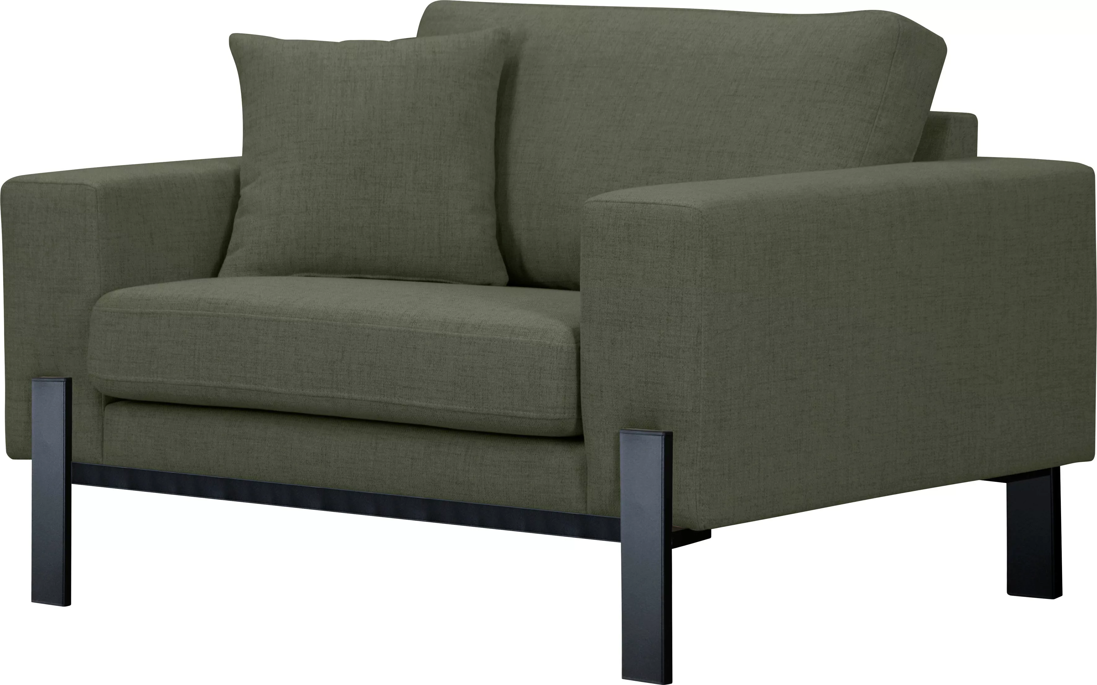 OTTO products Loveseat "Ennis Sessel Metallgestell", Verschiedene Bezugsqua günstig online kaufen