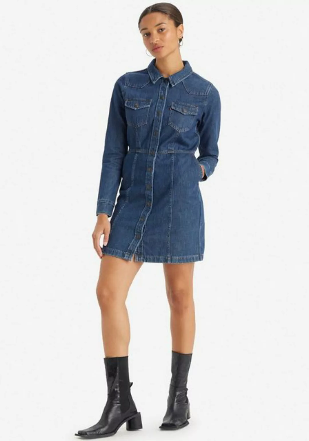 Levi's® Jeanskleid FLYNN WESTERN CORE DRES (Neue Kollektion) günstig online kaufen