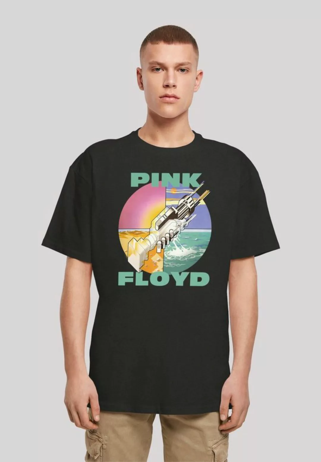 F4NT4STIC T-Shirt "Pink Floyd Wish You Were Here Rock Band Album", Print günstig online kaufen