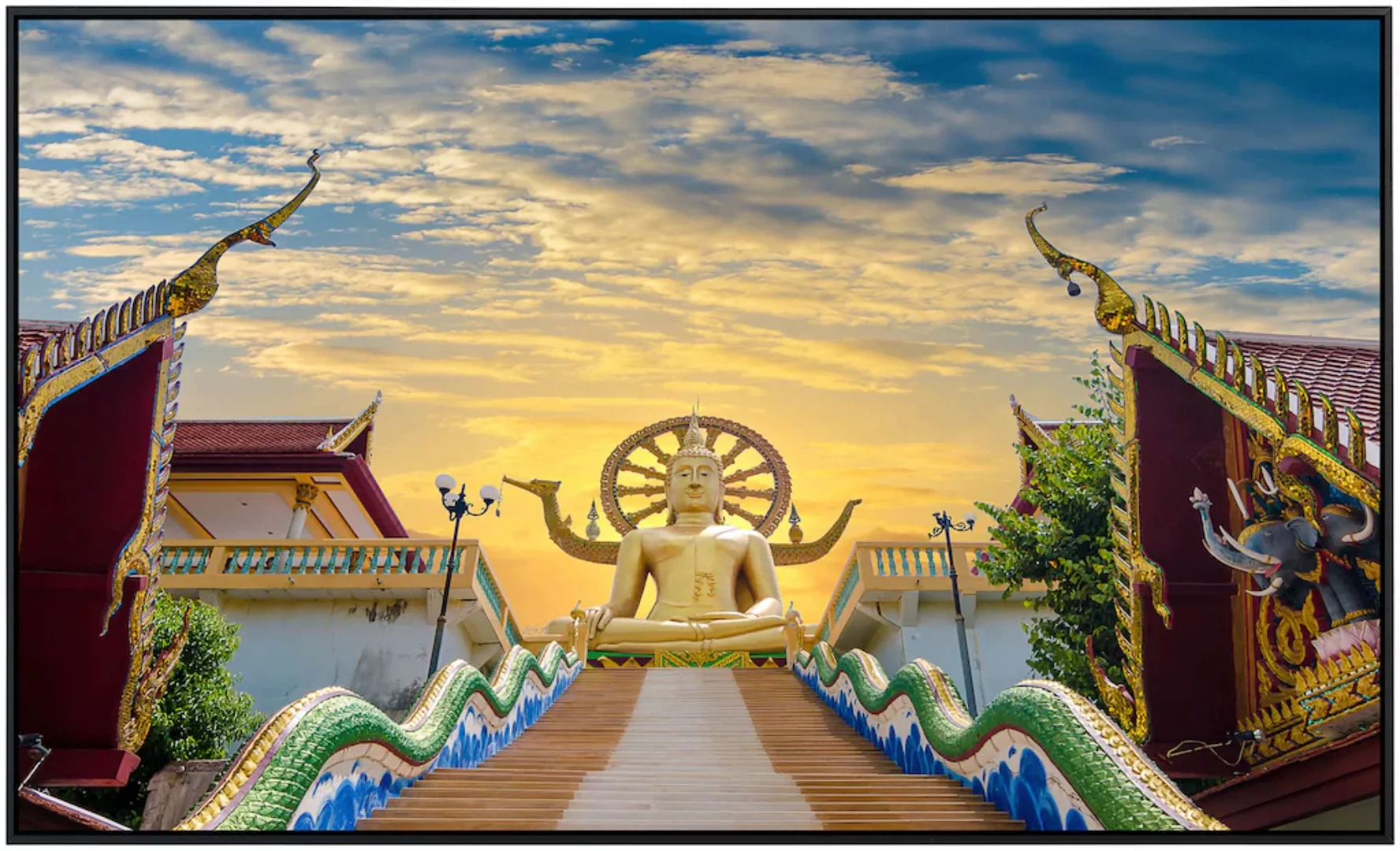 Papermoon Infrarotheizung »Buddah palast« günstig online kaufen