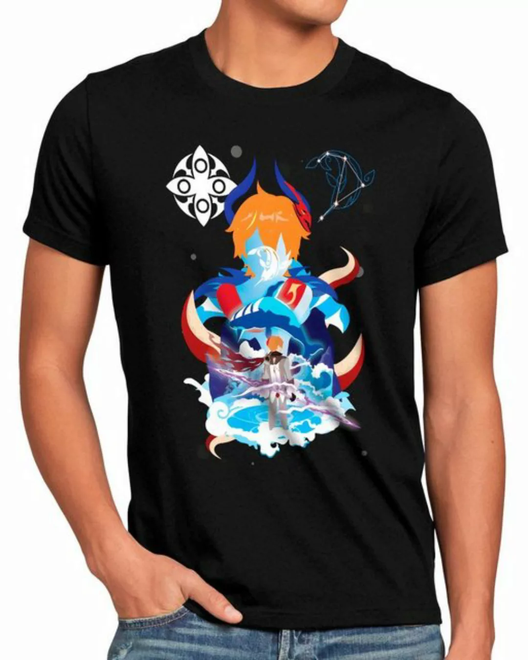 style3 T-Shirt Harbinger genshin impact teyvat fantasy günstig online kaufen