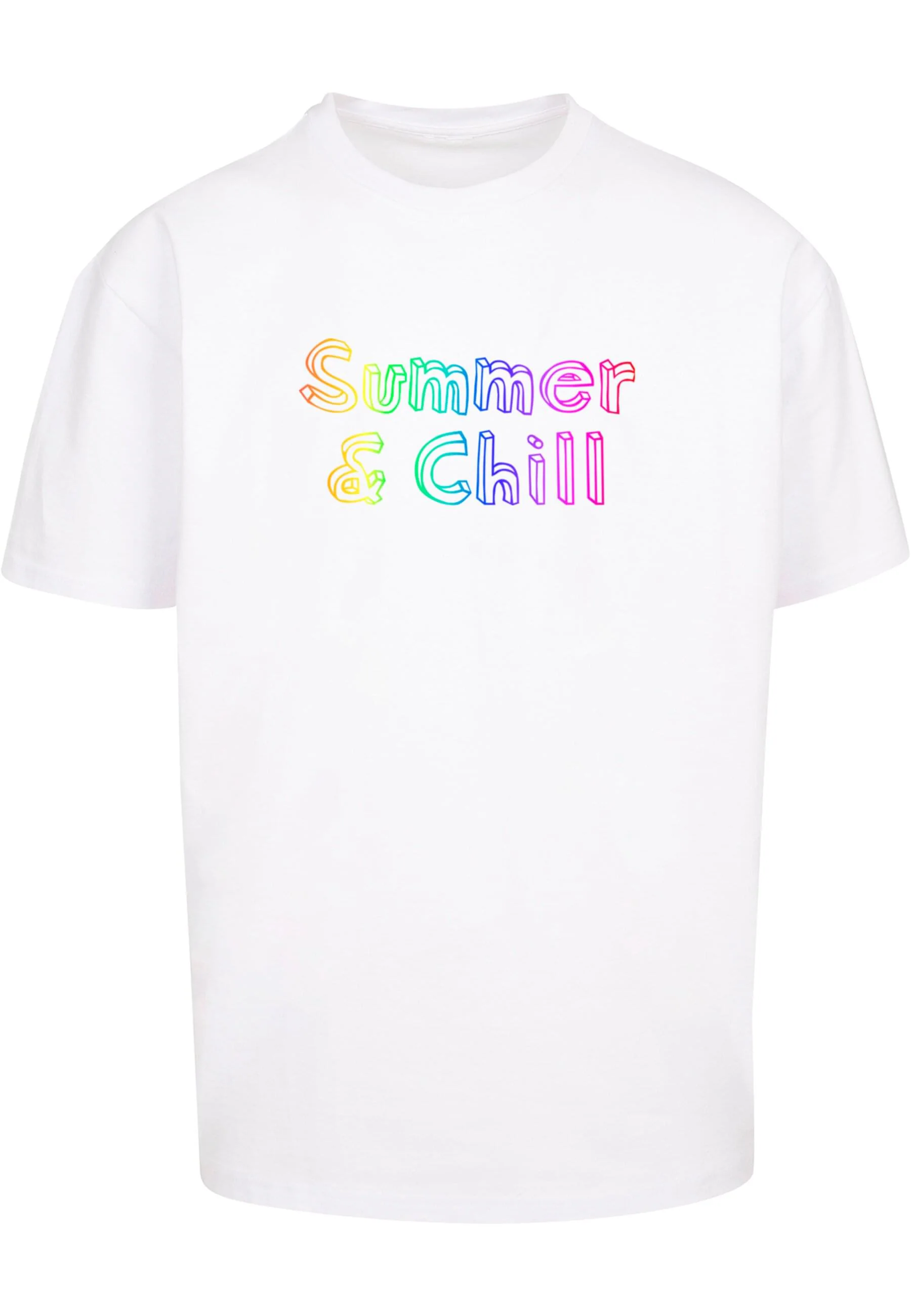 Merchcode T-Shirt "Merchcode Herren Summer And Chill Rainbow Heavy Oversize günstig online kaufen