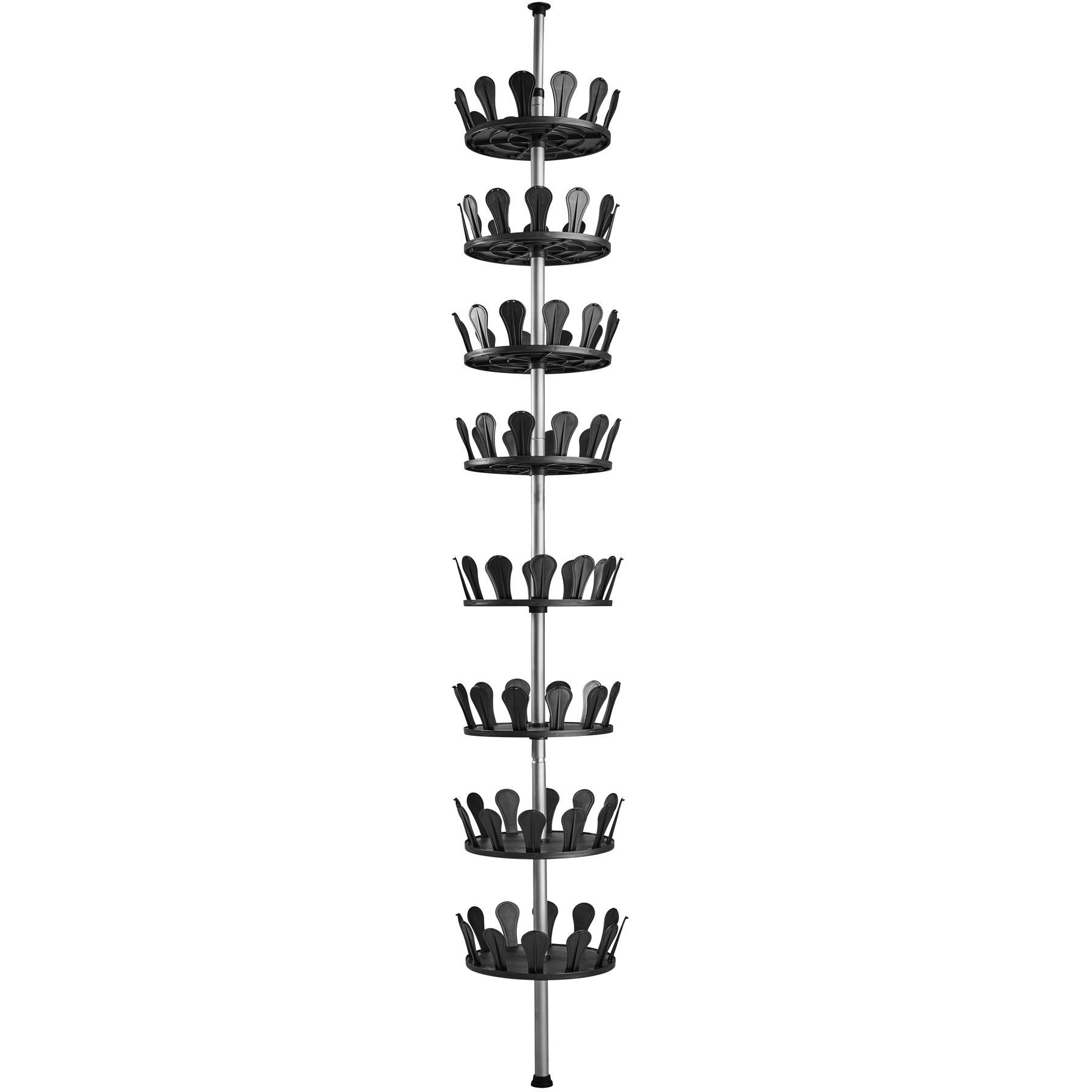 tectake Schuhregal Schuhkarussell, Set 1-tlg., Kunststoff günstig online kaufen