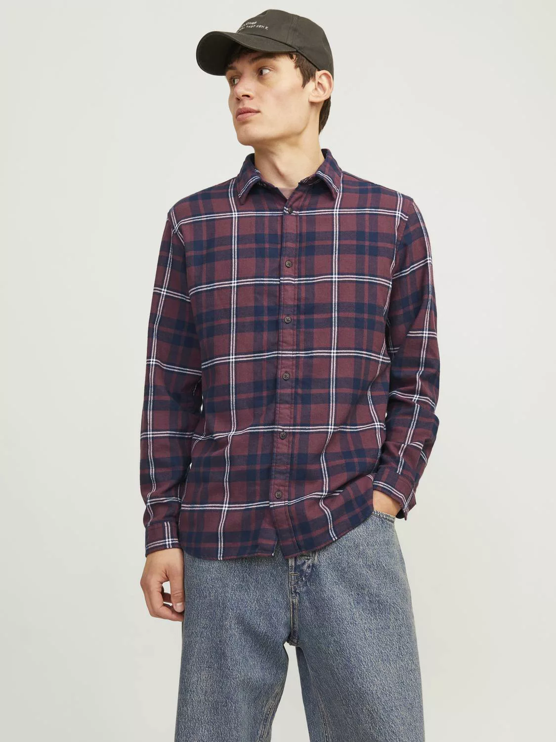 Jack & Jones Langarmhemd "JJJOSHUA FALL FLANNEL SHIRT LS" günstig online kaufen