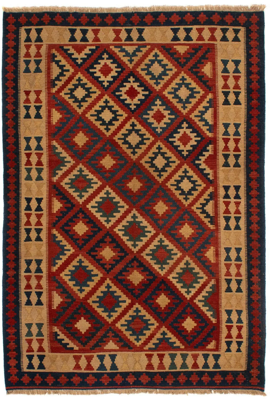 morgenland Wollteppich »Kelim - Oriental - 215 x 150 cm - mehrfarbig«, rech günstig online kaufen