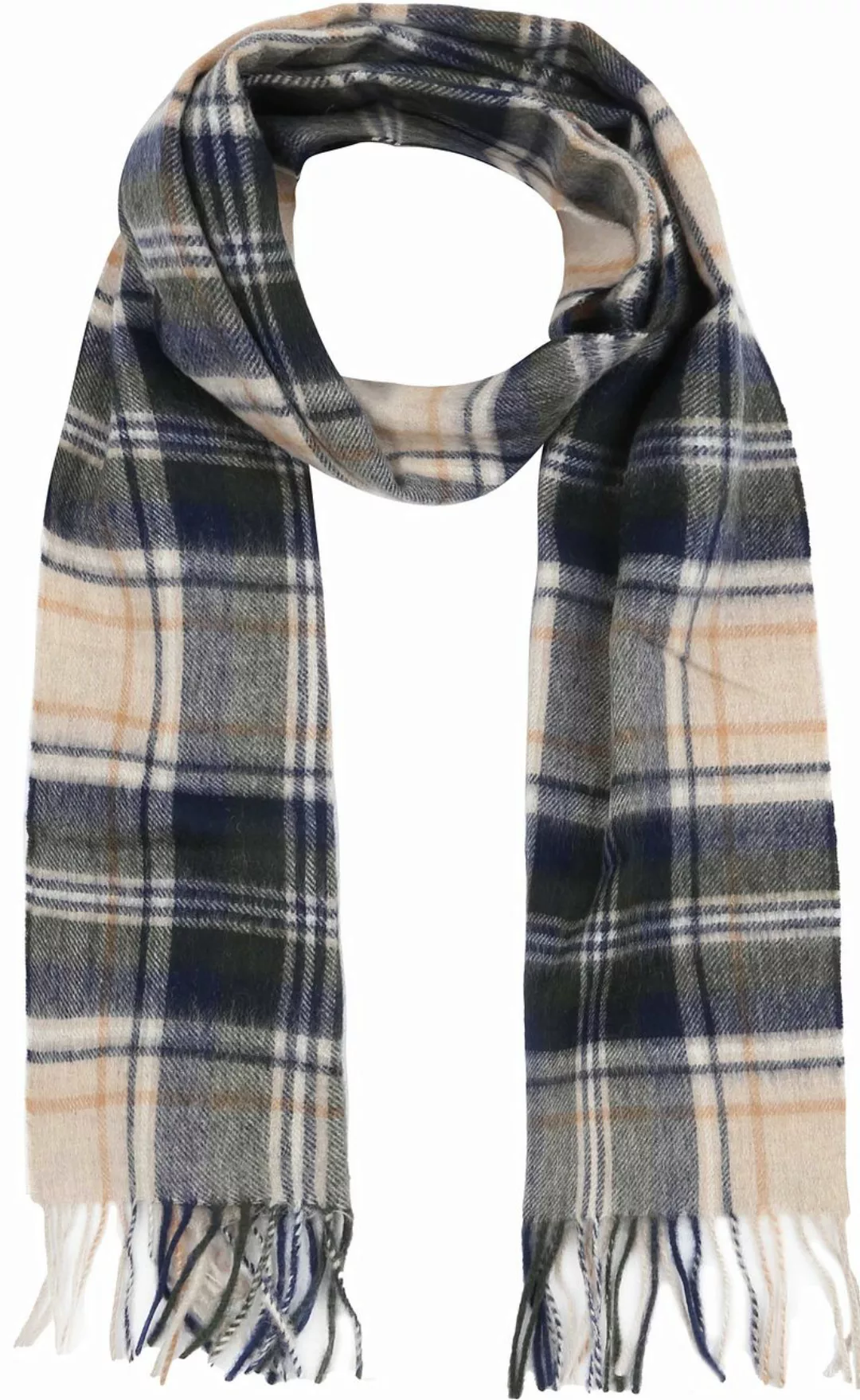 Barbour Schal Woolmix Tartan Beige - günstig online kaufen