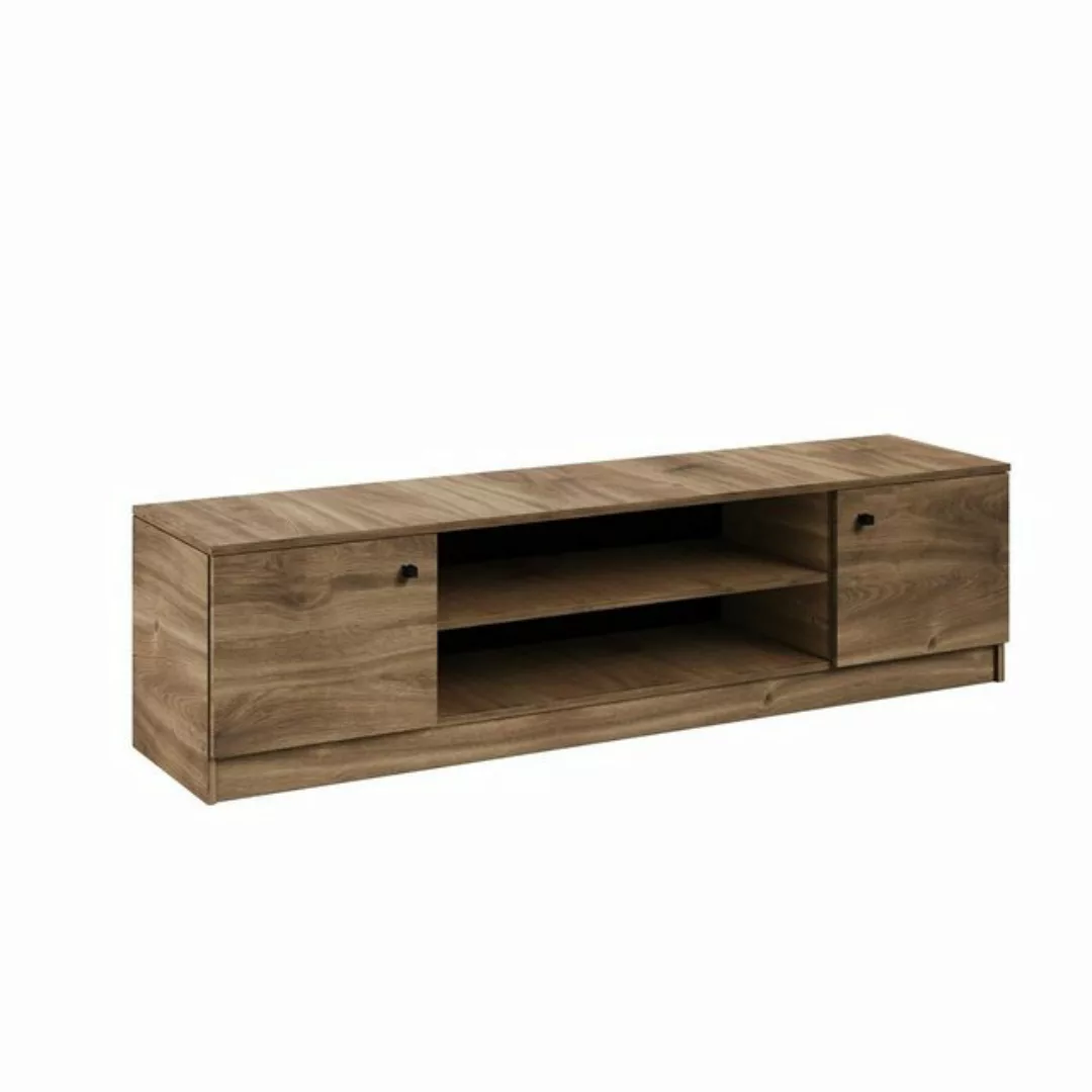 Beautysofa TV-Schrank W6 160 cm (160 cm Lowboard für Wohnzimmer) inkl. 2 Dr günstig online kaufen