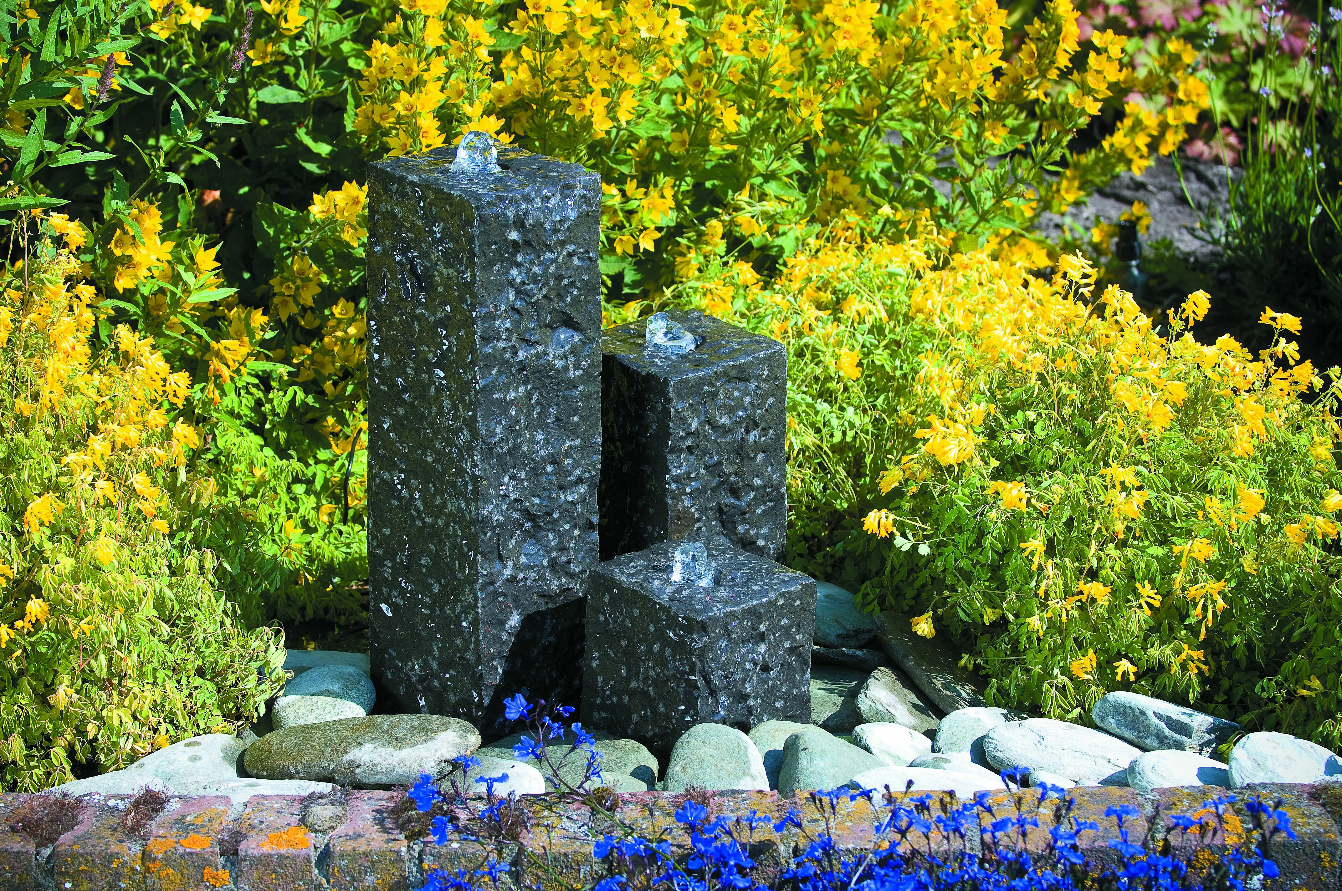 Ubbink Gartenbrunnen "Modena", (Komplett-Set), Naturstein Granit günstig online kaufen