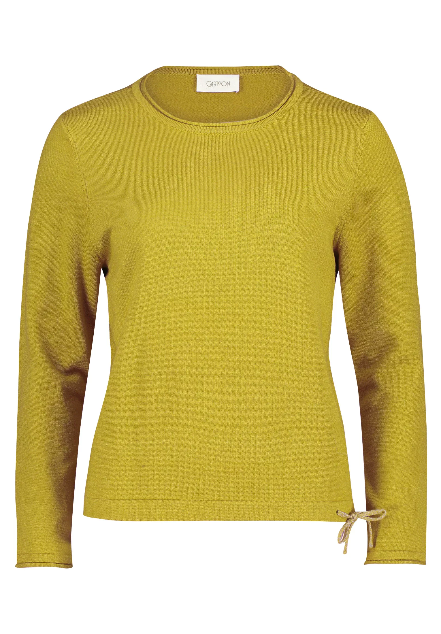 Cartoon Strickpullover "Cartoon Strickpullover mit Rundhalsausschnitt", Bin günstig online kaufen