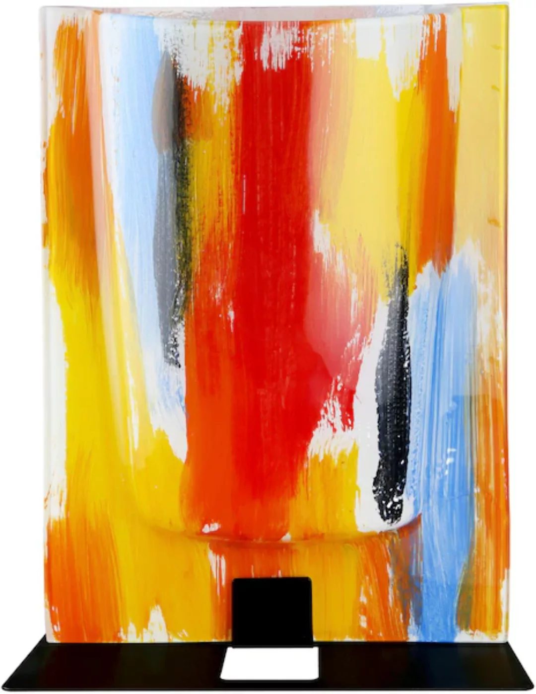 Casablanca by Gilde Dekovase »Vase Ancona, rechteckig, aus Glas«, (1 St.) günstig online kaufen