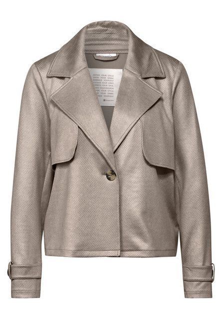 STREET ONE Lederimitat-Blazer – Elegante leichte Jacke günstig online kaufen