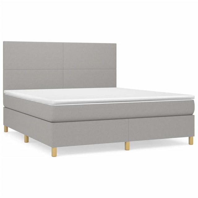 vidaXL Boxspringbett Bett Boxspringbett mit Matratze Stoff (180 x 200 cm, H günstig online kaufen