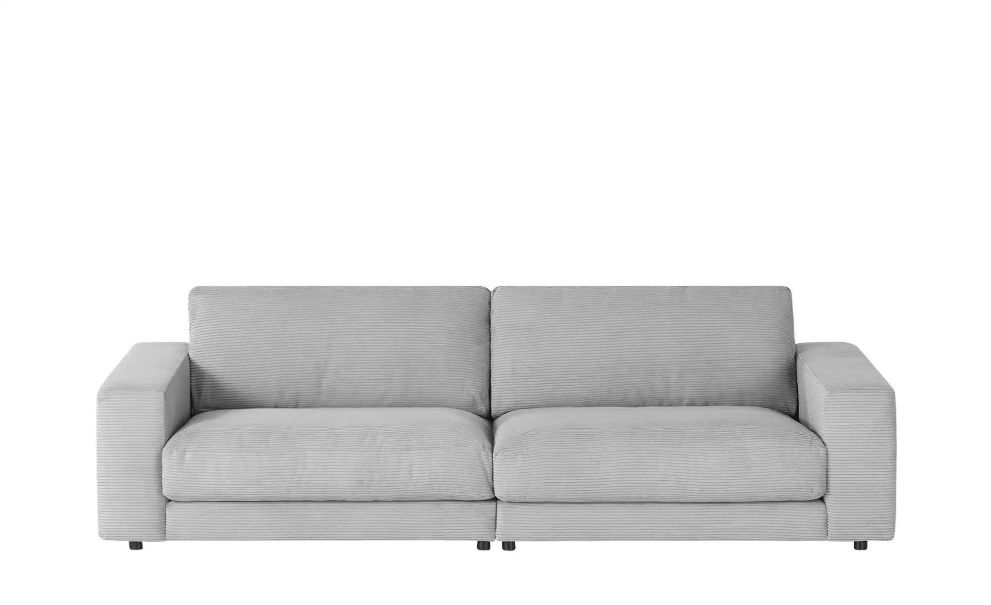 Jette Home Sofa Cord Sila ¦ grau ¦ Maße (cm): B: 250 H: 85 T: 127 Polstermö günstig online kaufen