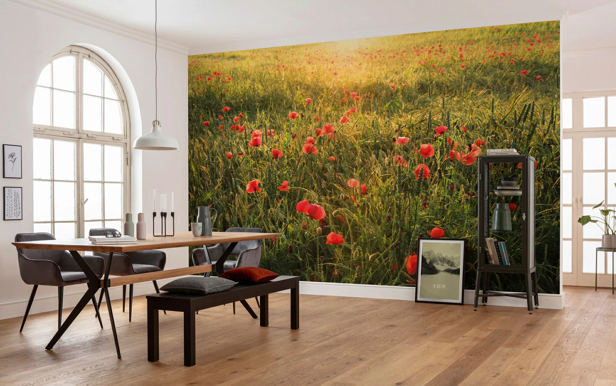 KOMAR Vlies Fototapete - Poppy World - Größe 450 x 280 cm mehrfarbig günstig online kaufen