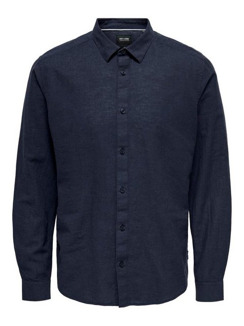 ONLY & SONS Langarmhemd ONSCAIDEN LS SOLID LINEN SHIRT NOOS günstig online kaufen