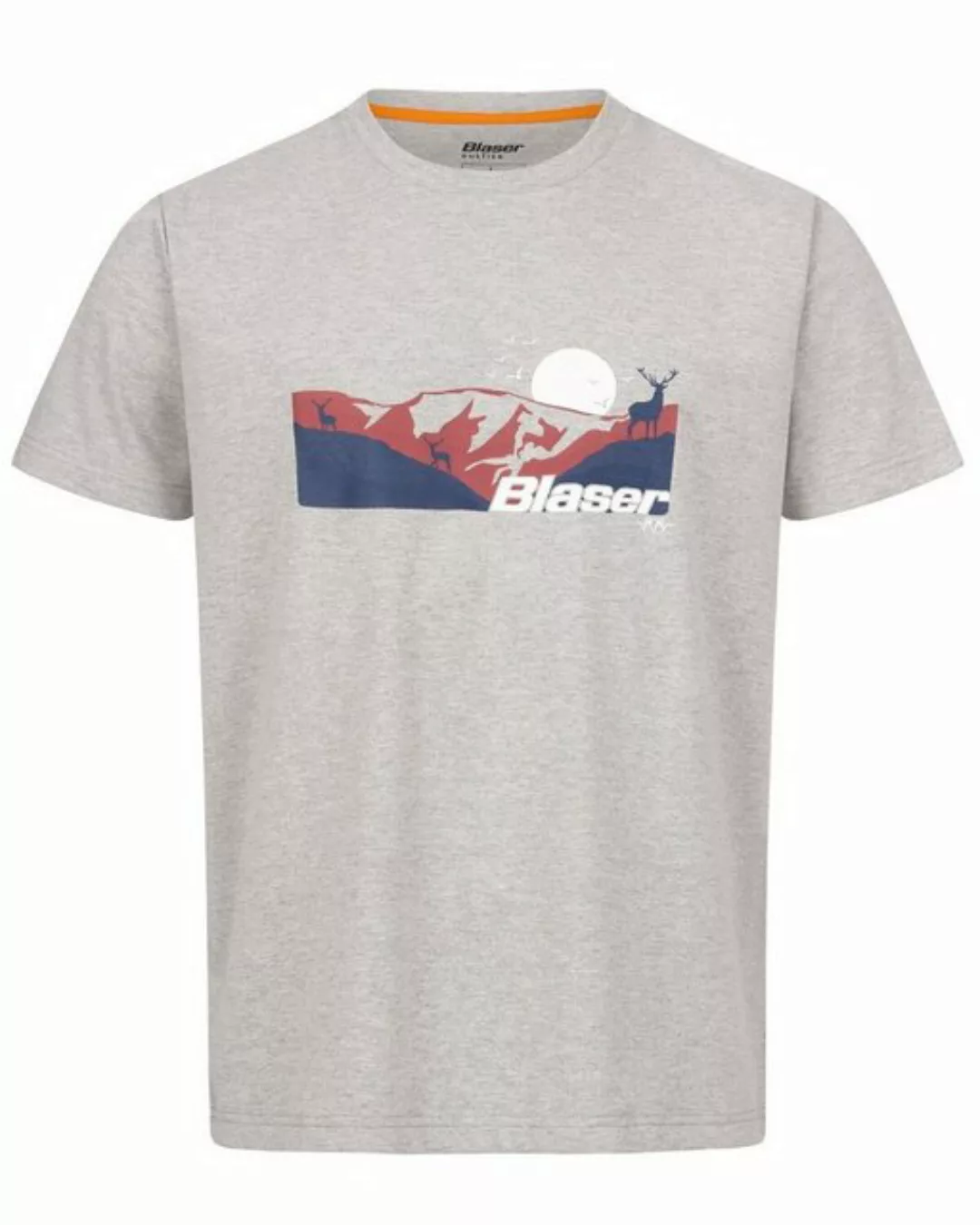 Blaser T-Shirt T-Shirt Allgäu Mountain Print günstig online kaufen